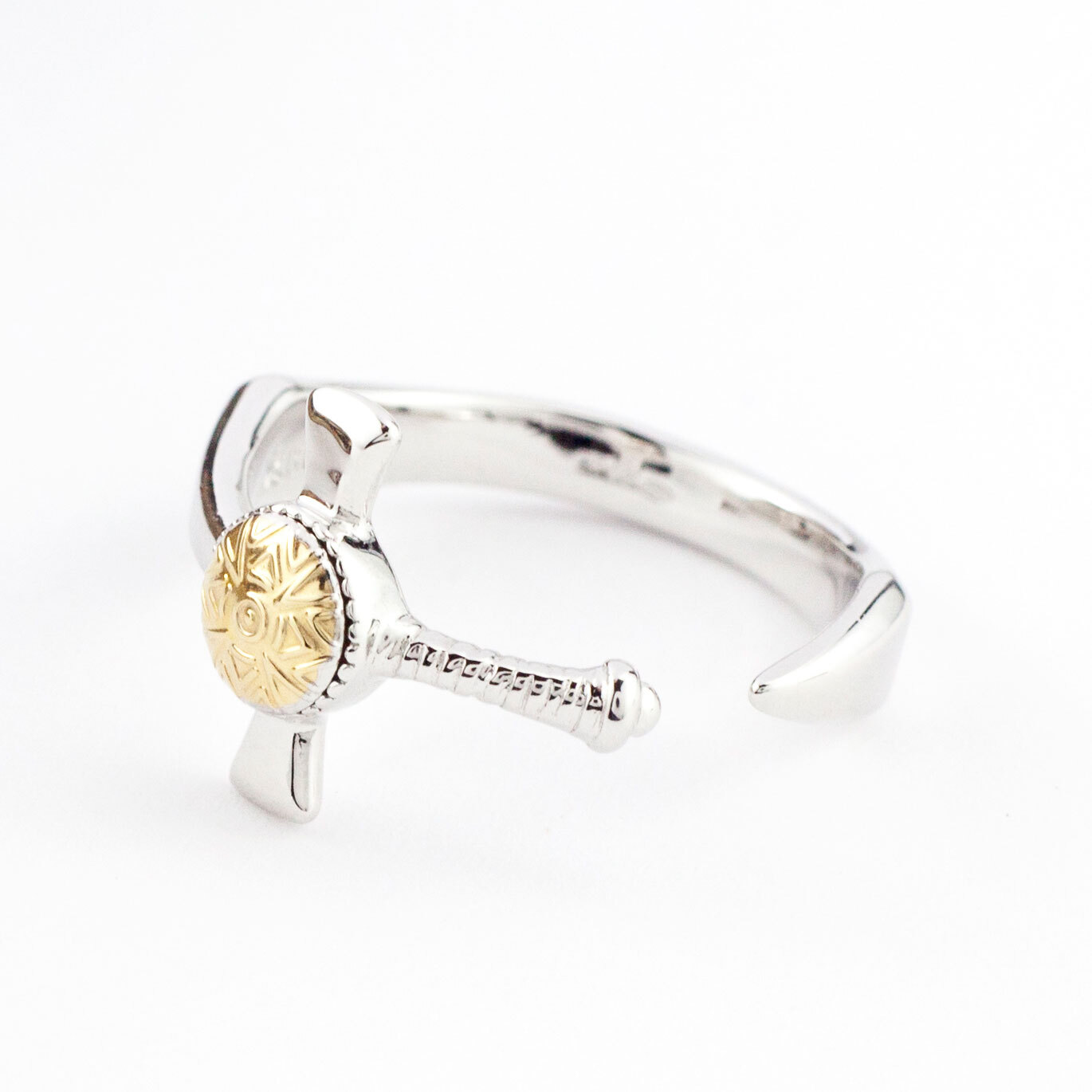 Sterling silver sale 18k gold plated