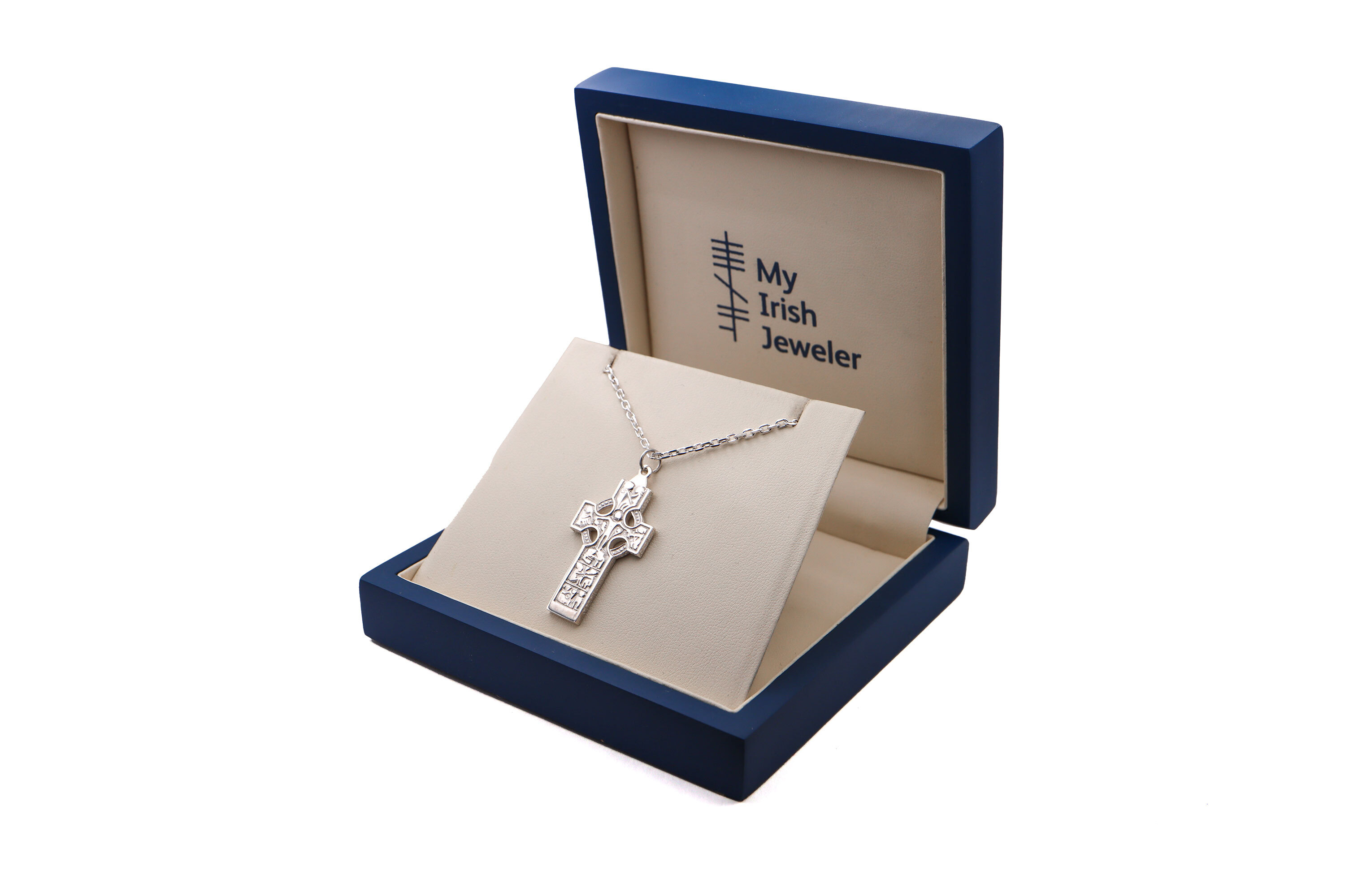 Genuine Sterling Silver Celtic Cross Necklace