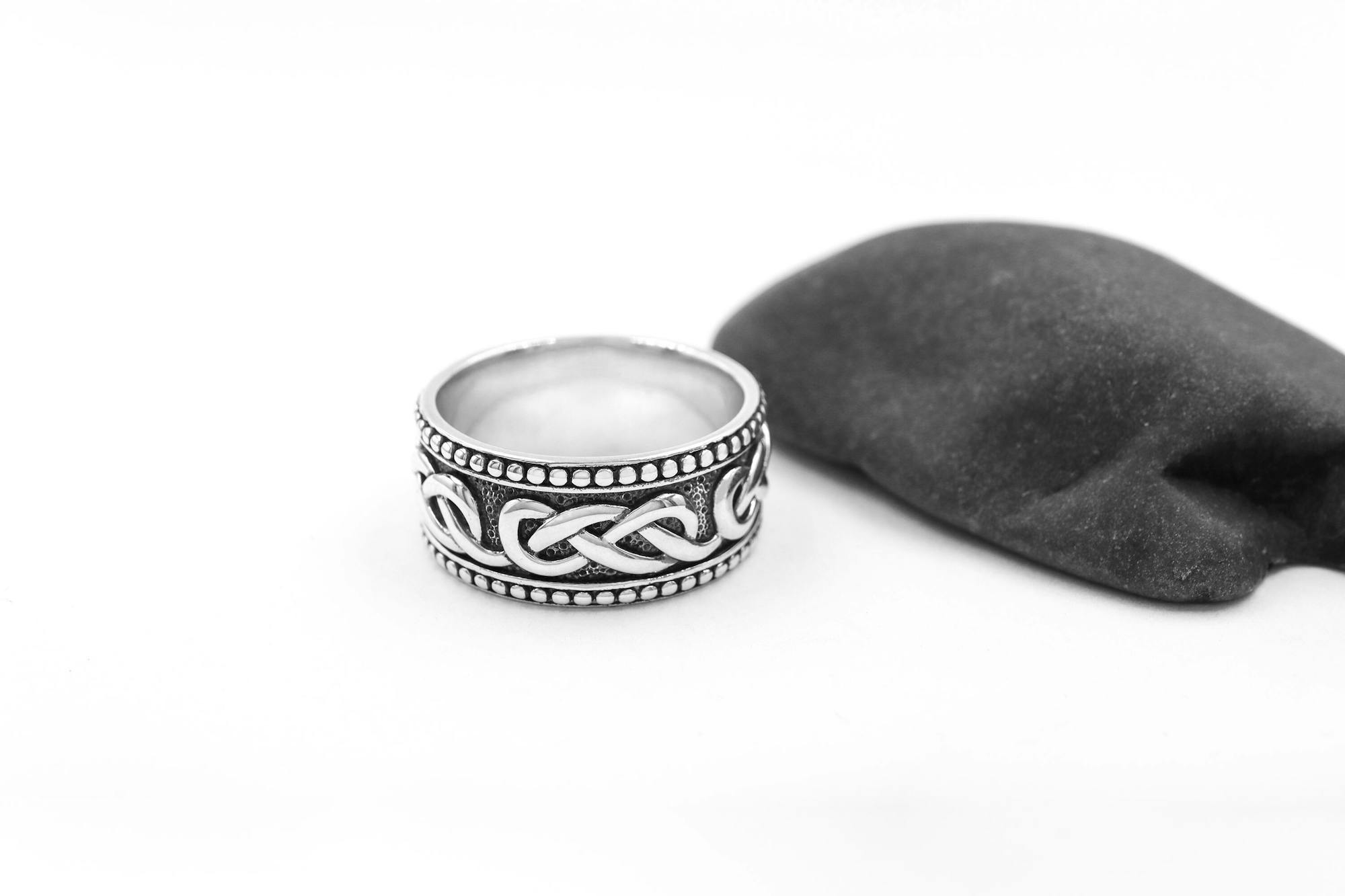 Wide Celtic Knot Band, From Ireland | My Irish Jeweler