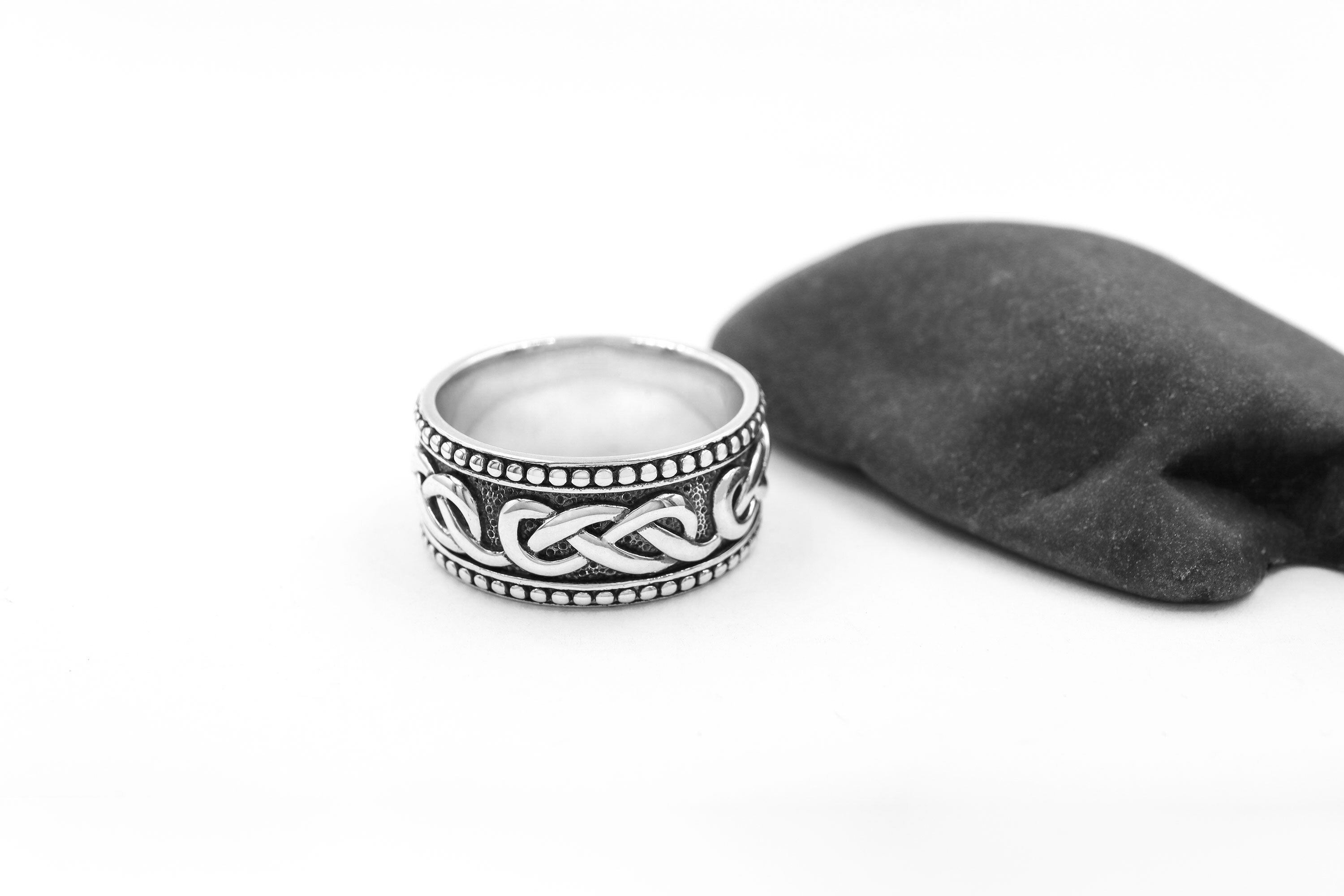 Irish Sterling Silver Celtic Knot Gift Set For Men