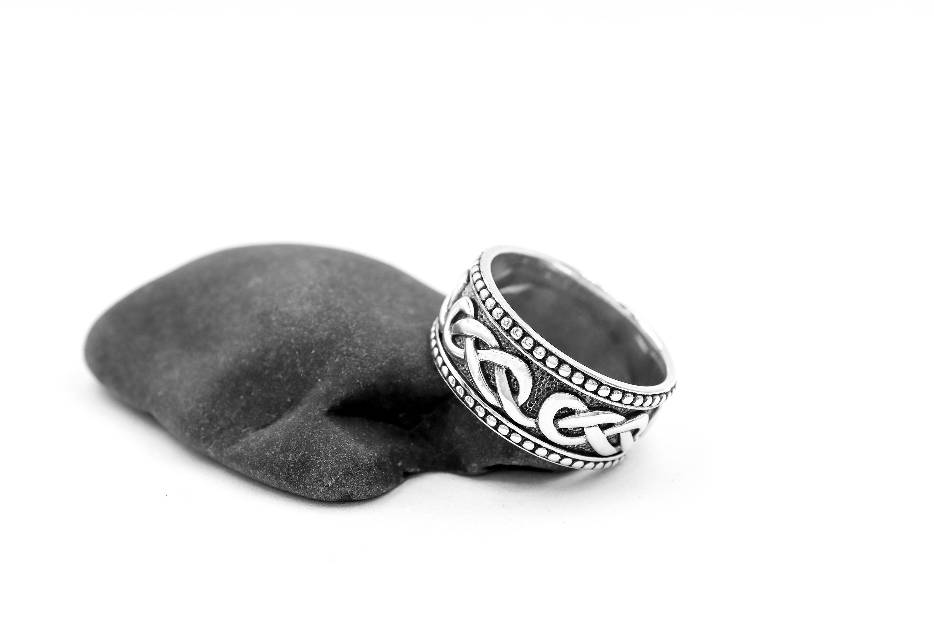 Mens Sterling Silver Celtic Knot Gift Set