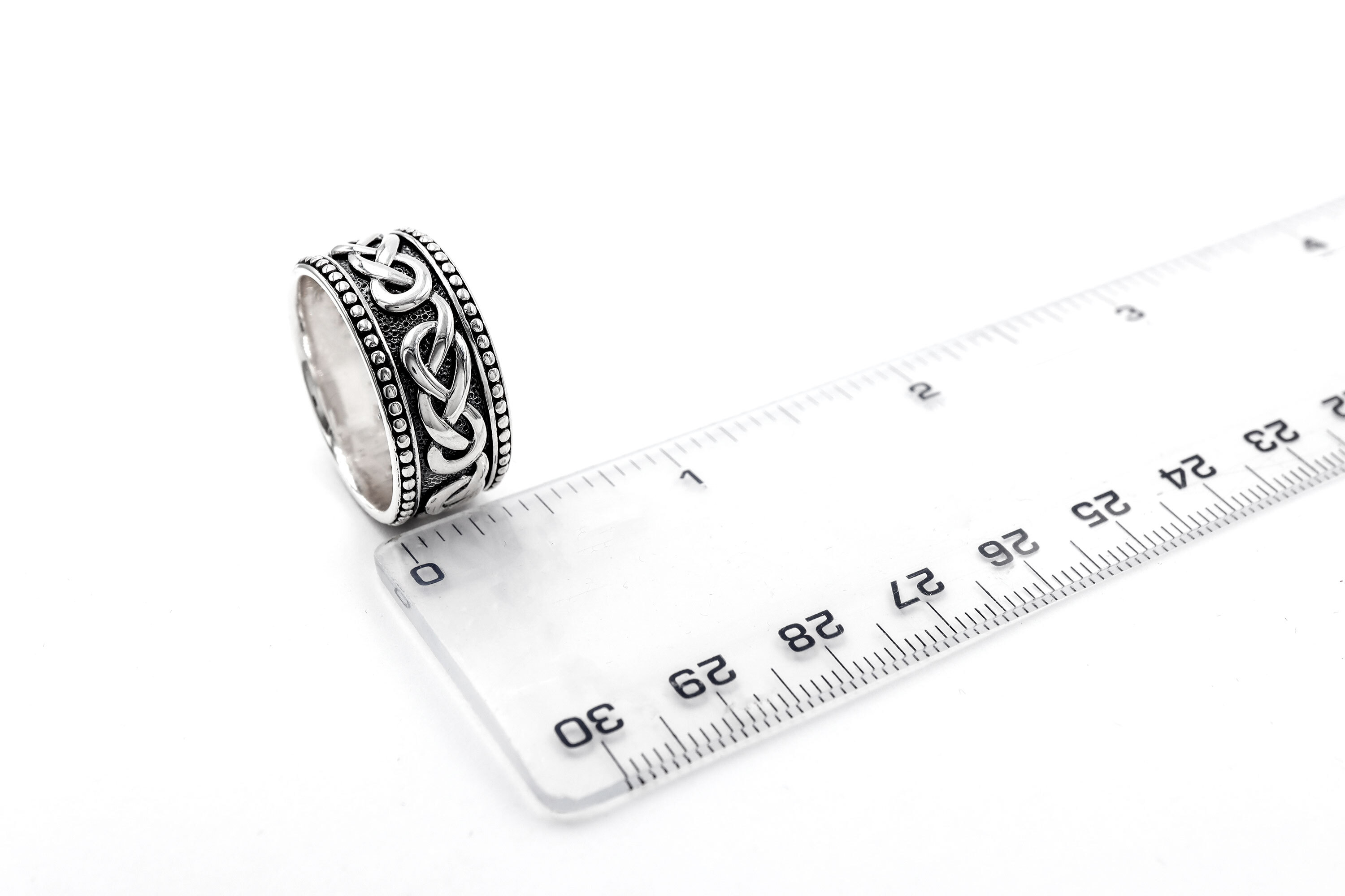 Mens Sterling Silver Celtic Knot Gift Set