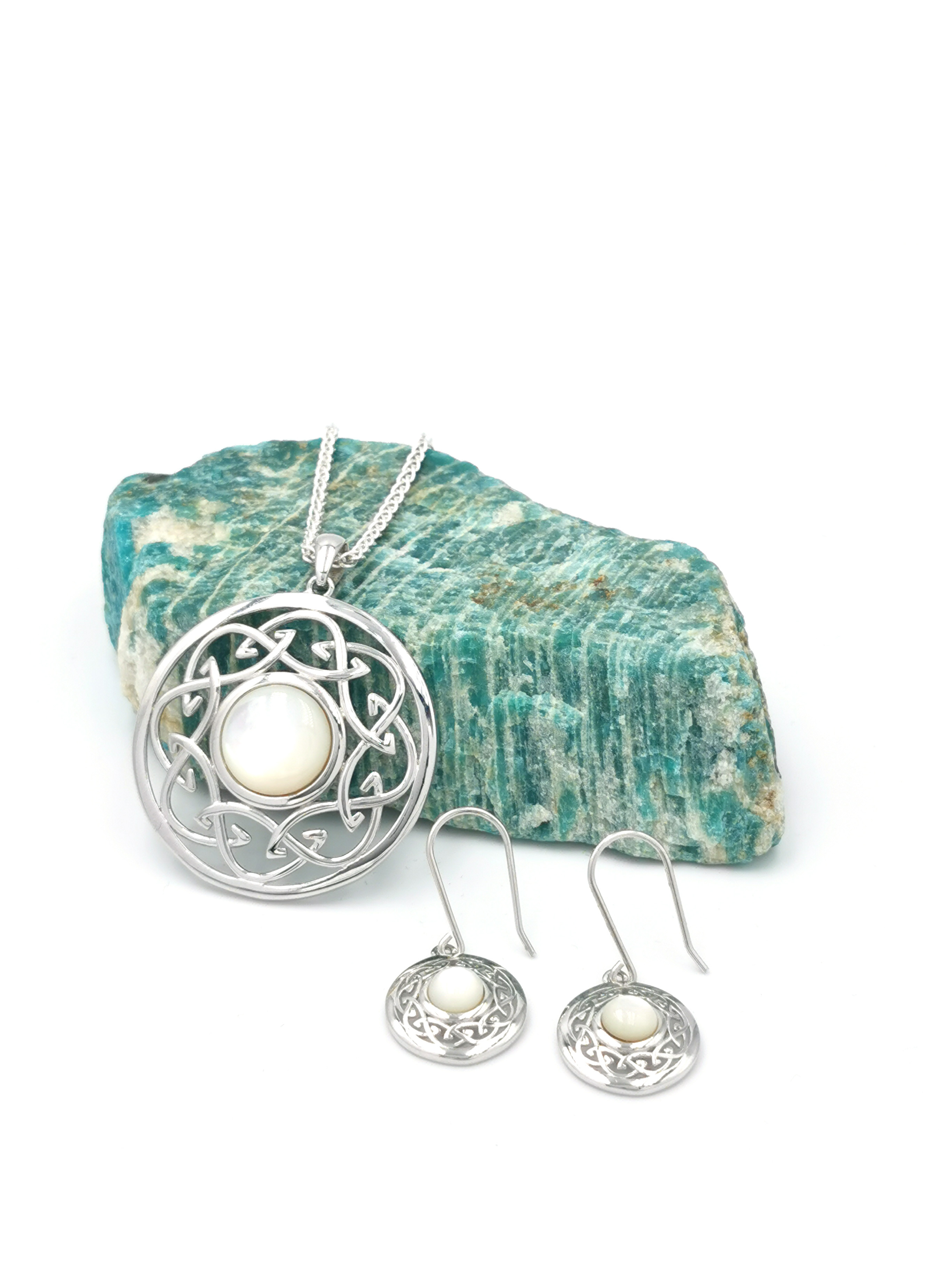 Celtic Knot - Pendant and Matching Earrings