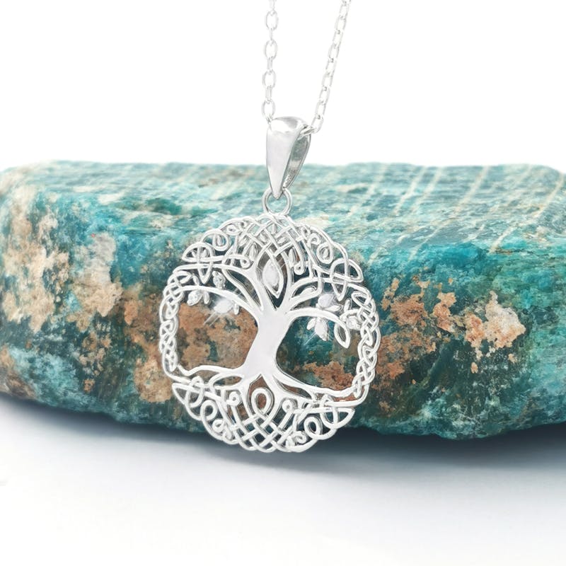 Womens Tree of Life Gift Set in Real Sterling Silver