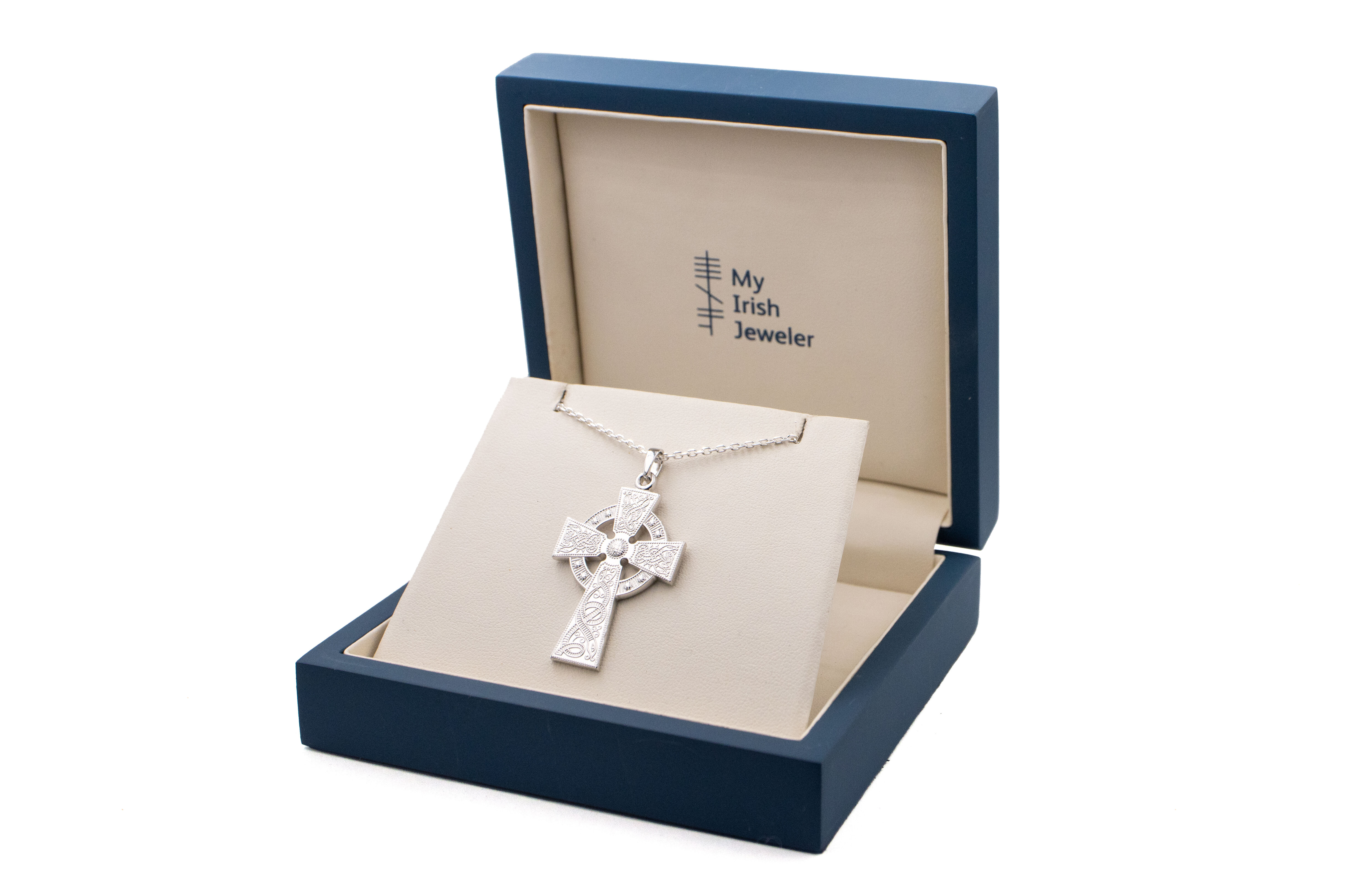 Attractive Sterling Silver Celtic Warrior Necklace. In Luxury Packaging.