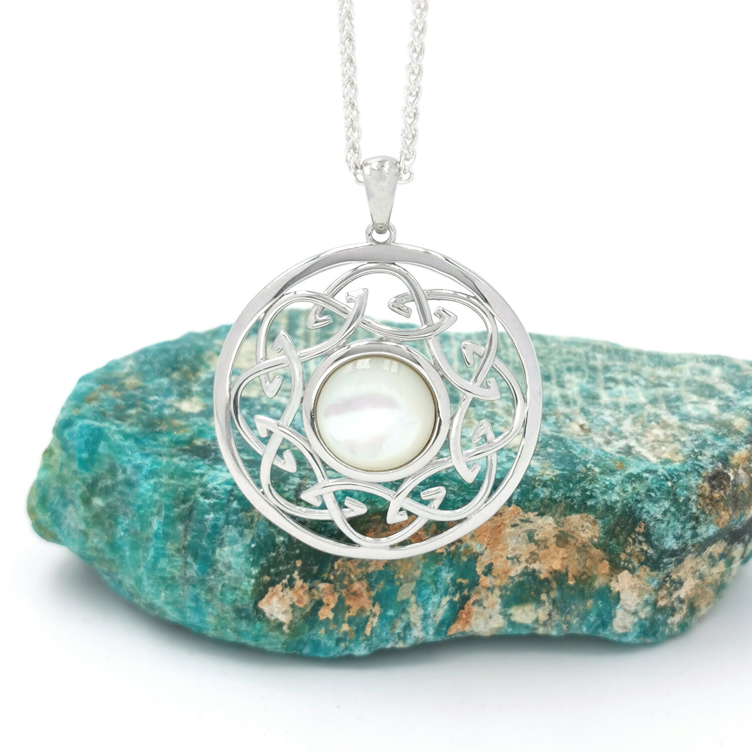 Silver Celtic Swirl Necklace