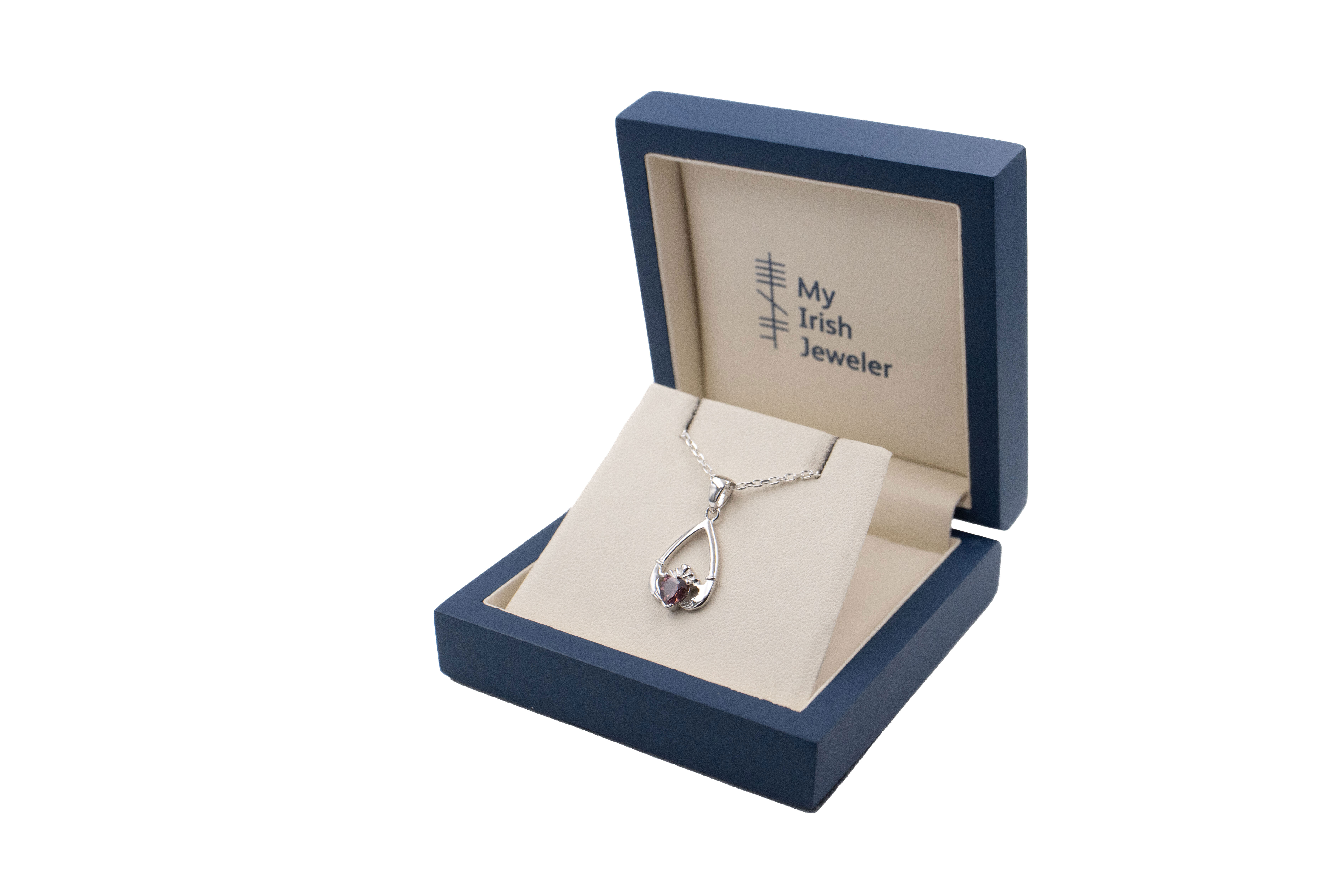 Striking Sterling Silver June Birthstone Necklace For Women. In Luxury Packaging.