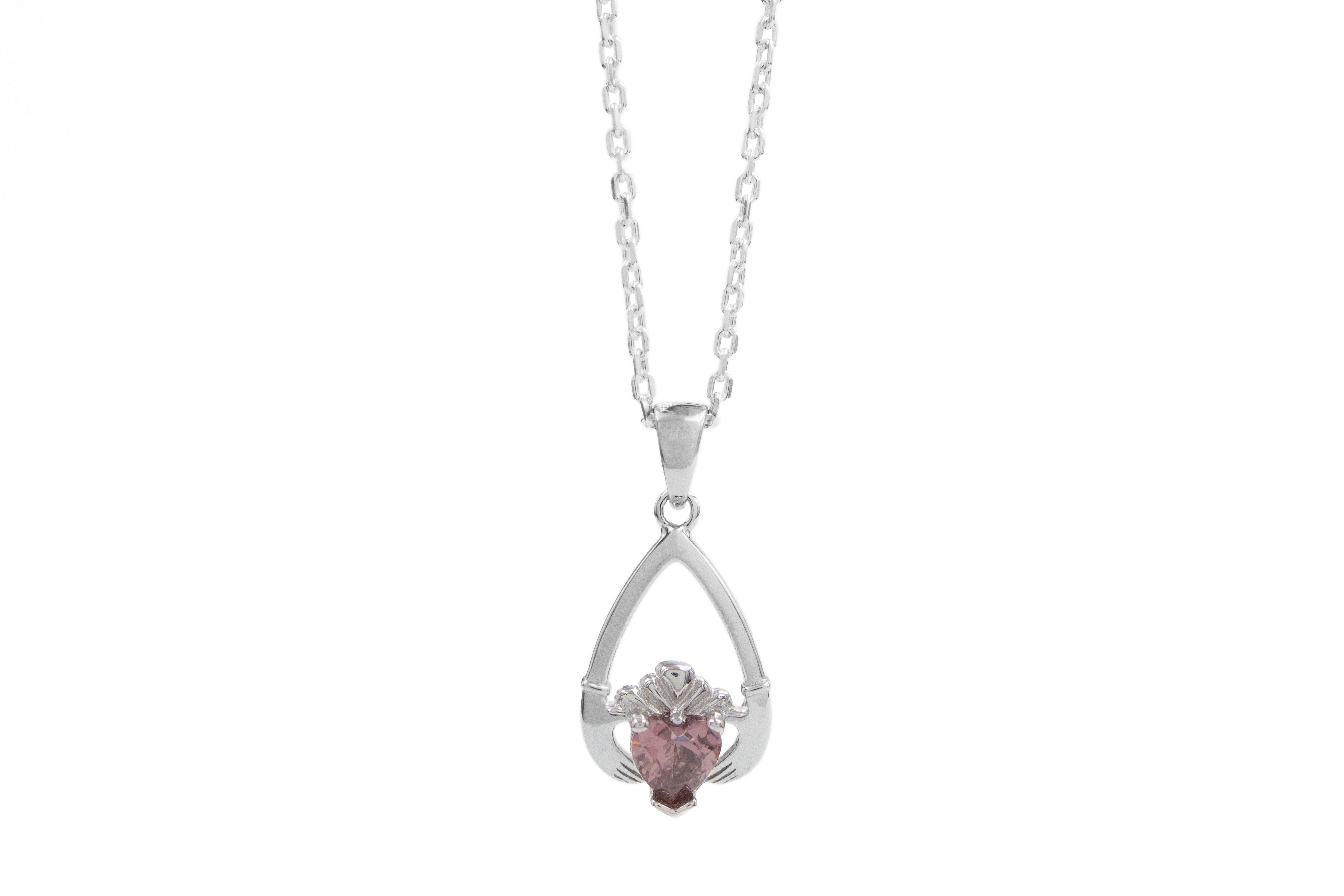 Genuine Sterling Silver June Birthstone Necklace For Women