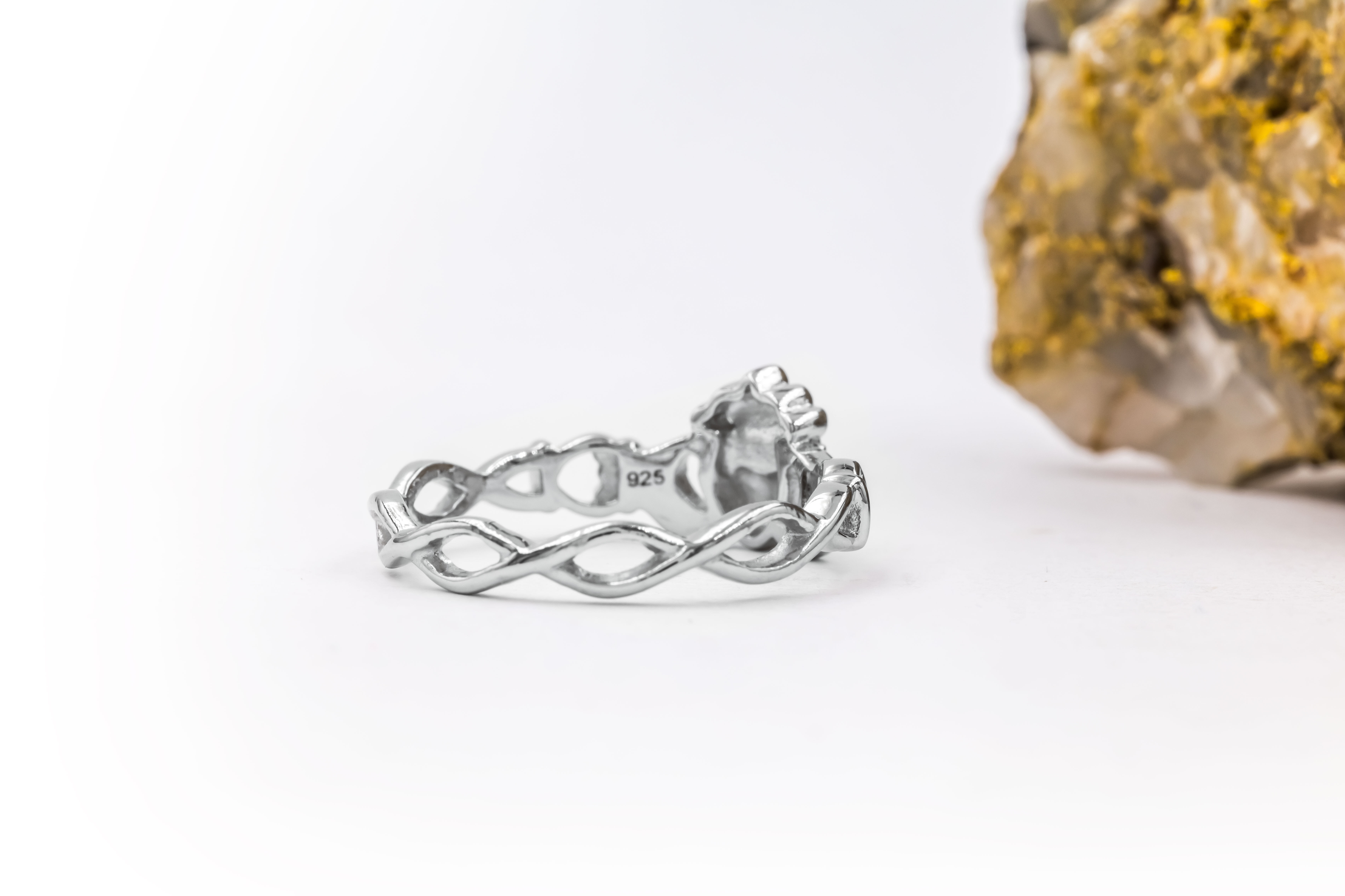 Genuine Sterling Silver & 10K Yellow Gold Claddagh Gift Set For Women