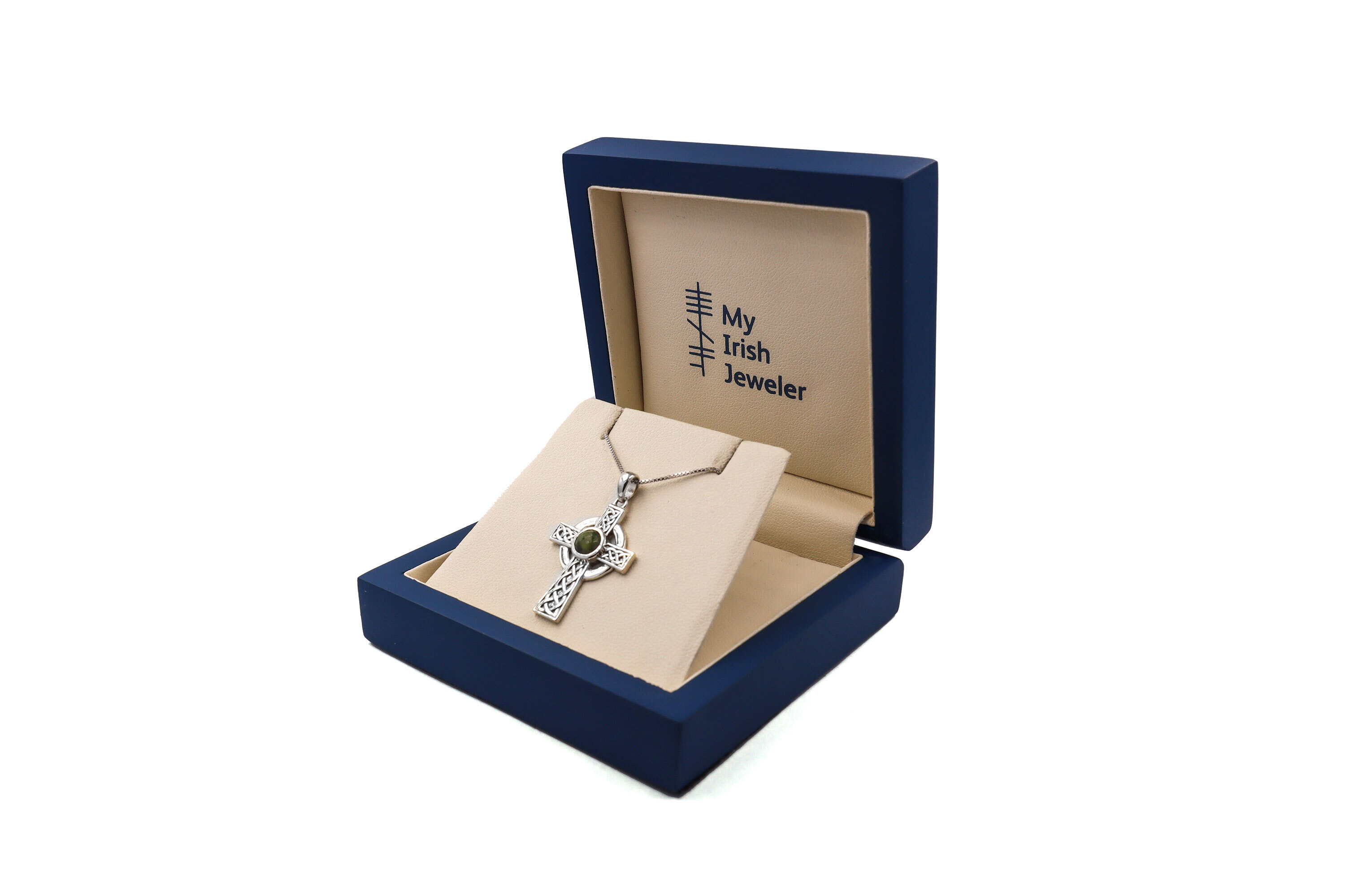 Womens Small Sterling Silver Celtic Cross Necklace