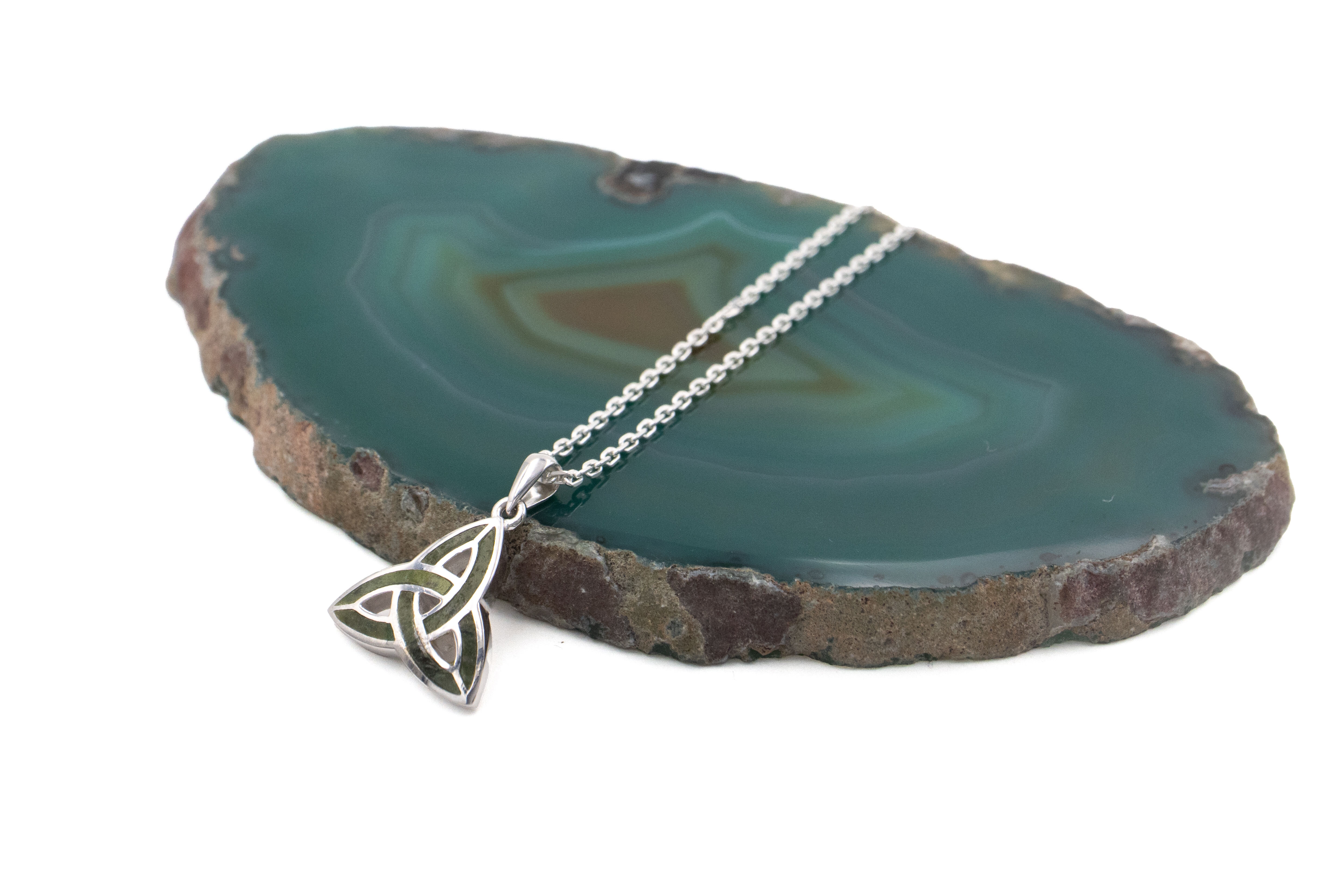 Womens Connemara Marble Gift Set in Real Sterling Silver