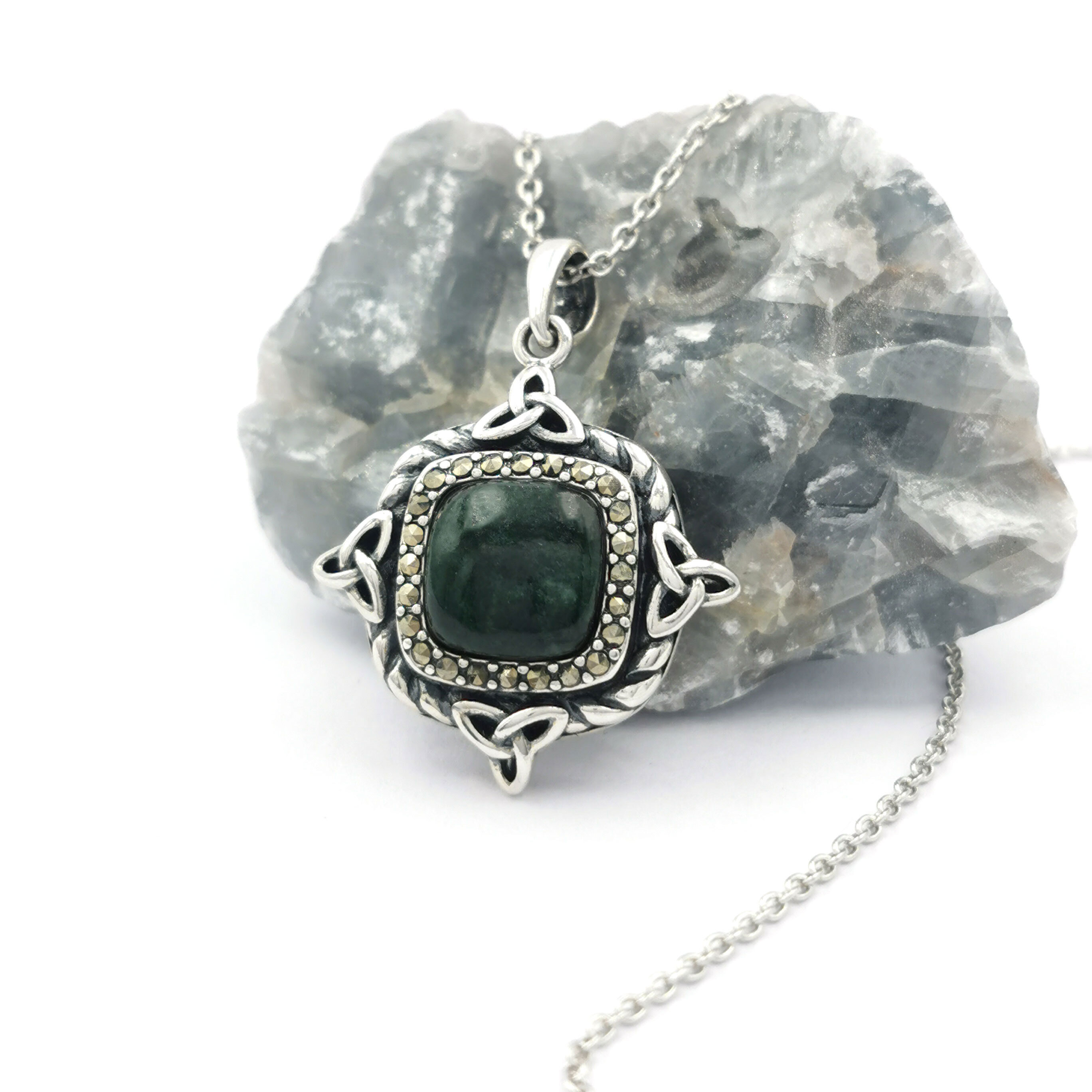 Silver Trinity Necklace