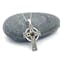 Celtic Cross & Connemara Marble Necklace - Shown with Cable Chain - Gallery