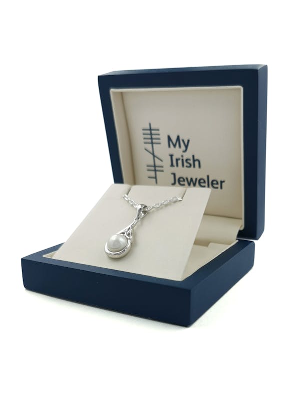 Striking Sterling Silver Trinity Knot Gift Set For Women. In Luxury Packaging.