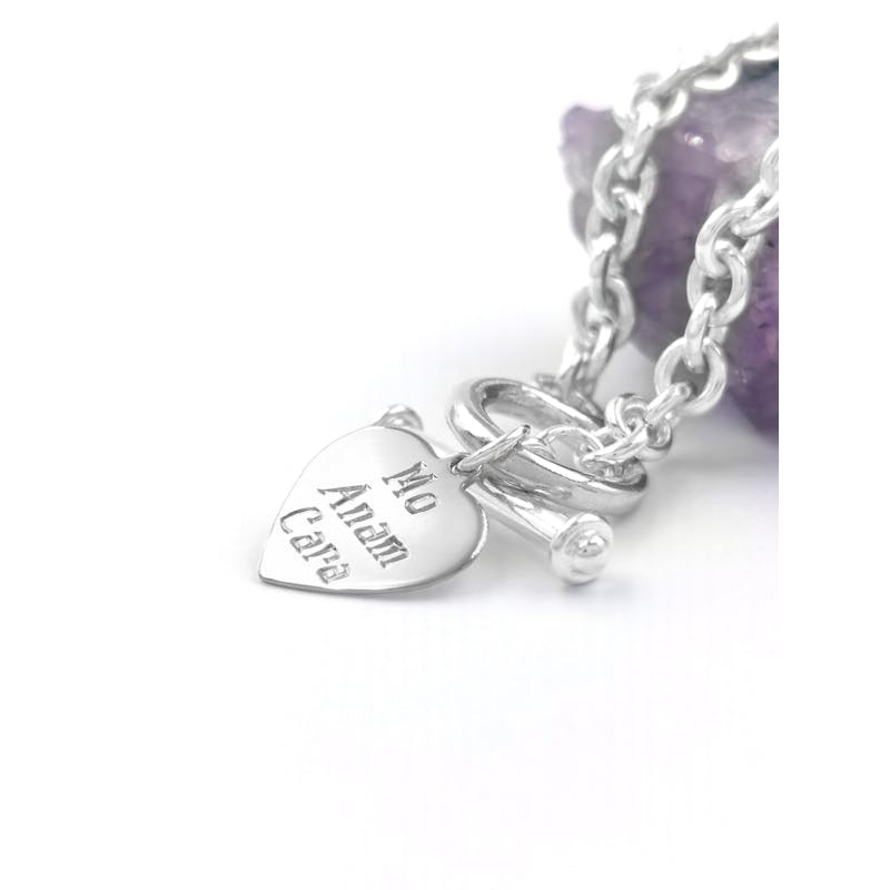 Womens Sterling Silver Mo Anam Cara Necklace