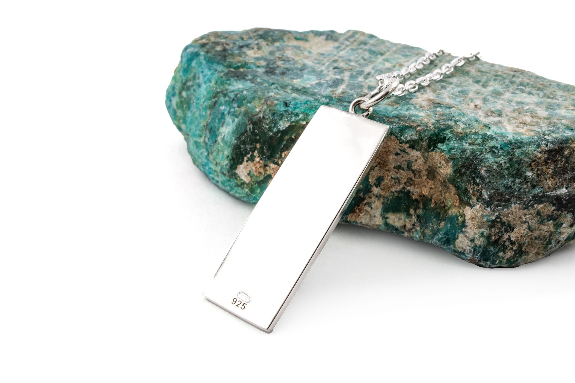 Ogham Necklace in Sterling Silver