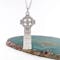 Authentic Sterling Silver Celtic Cross Necklace For Men - Gallery