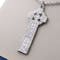 Attractive Sterling Silver Celtic Cross & High Crosses Of Ireland Necklace For Men - Gallery