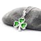 Womens Authentic Sterling Silver Shamrock Gift Set - Gallery
