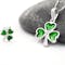 Attractive Sterling Silver Shamrock Necklace For Women - Gallery