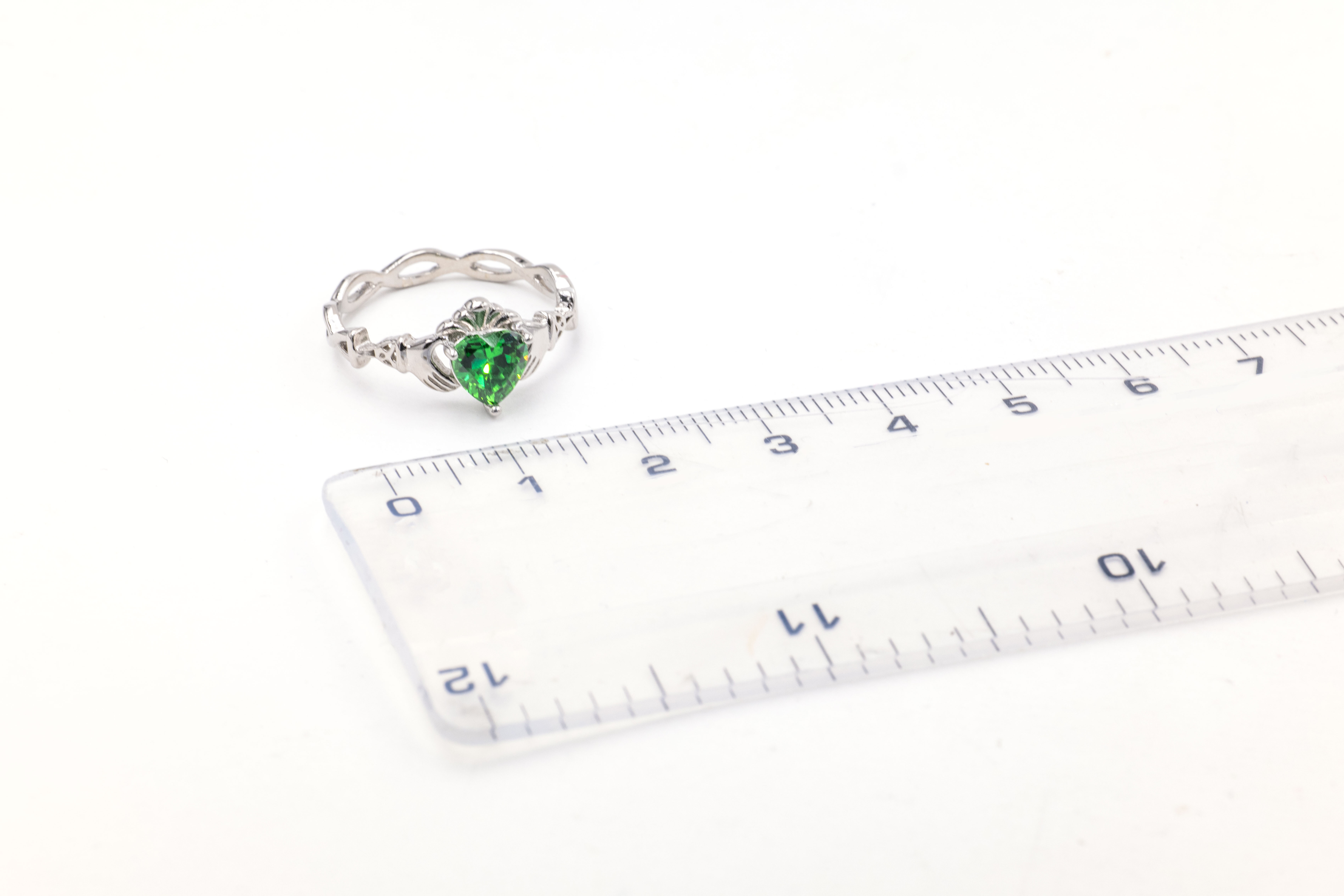 Striking Sterling Silver Claddagh Gift Set For Women With a Polished Finish