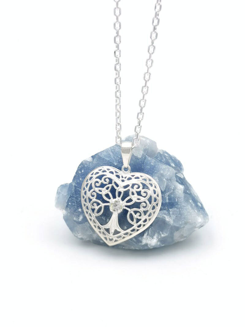 Striking Sterling Silver Tree of Life Necklace For Women