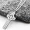 Real White Gold Celtic Cross & High Crosses Of Ireland Necklace - Gallery