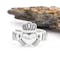 Irish Sterling Silver Claddagh Gift Set For Men With a Oxidized Finish - Gallery
