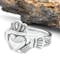 Mens Oxidized Sterling Silver Claddagh Gift Set - Gallery