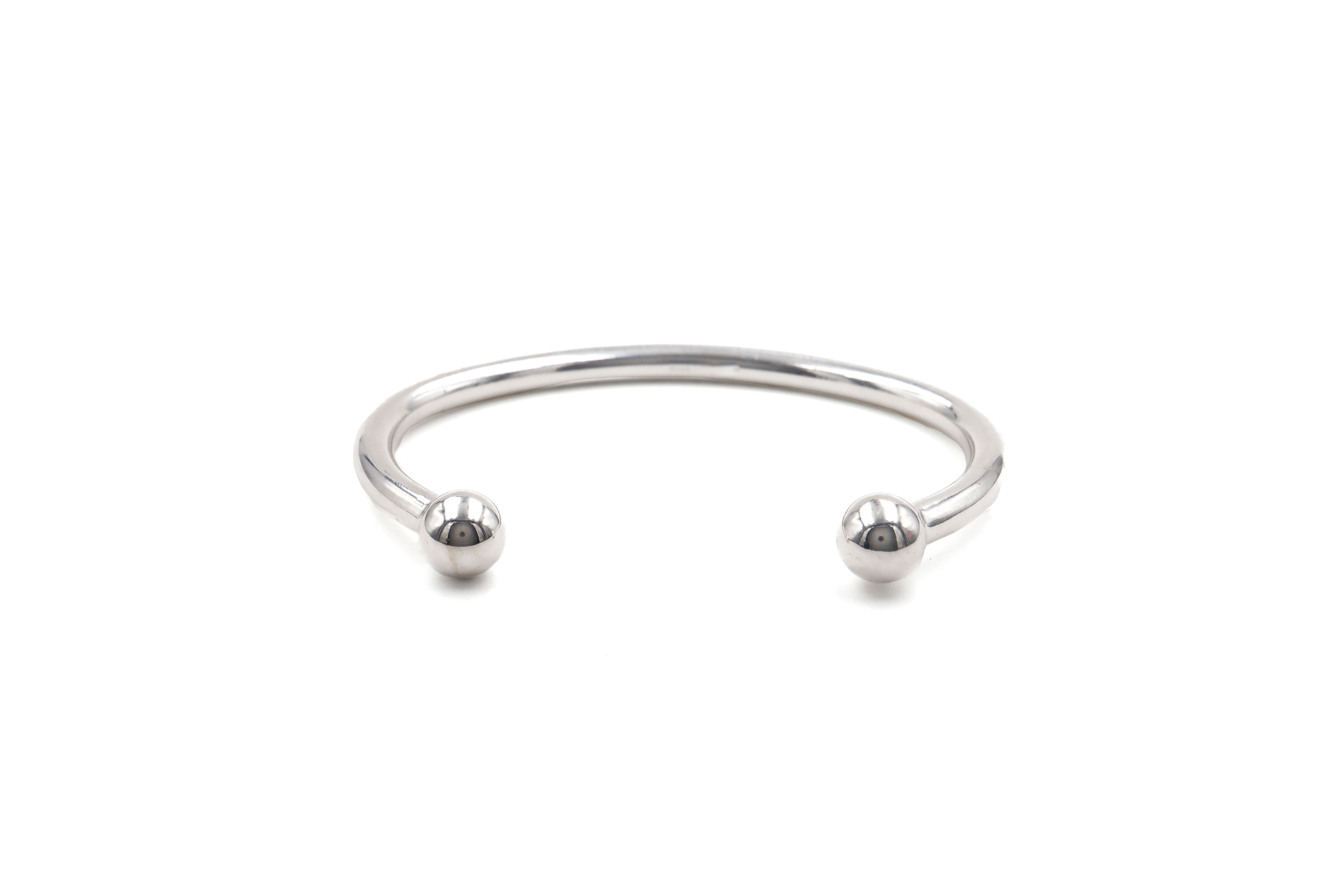Mens Gaelic Bangle in Real Sterling Silver