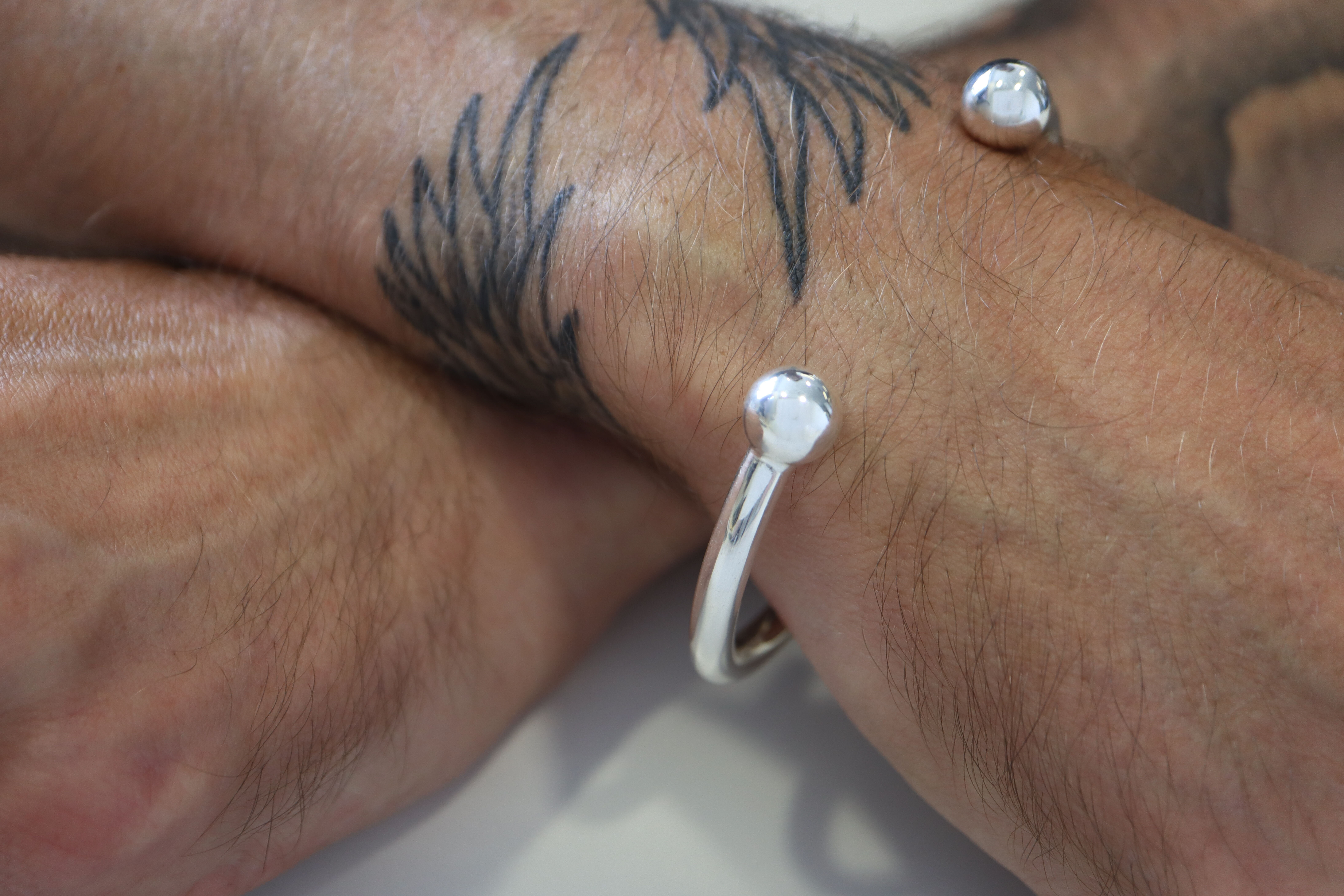 Sterling Silver Heavy Open Torc Bangle, From… My Irish Jeweler