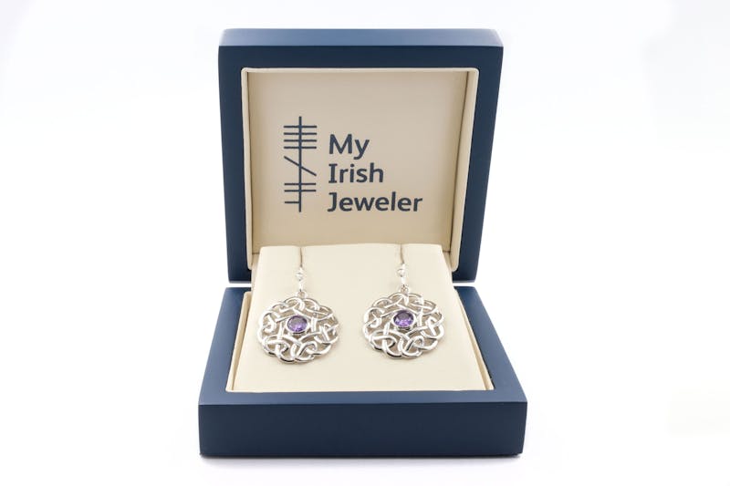 Irish Sterling Silver Celtic Knot Gift Set For Women