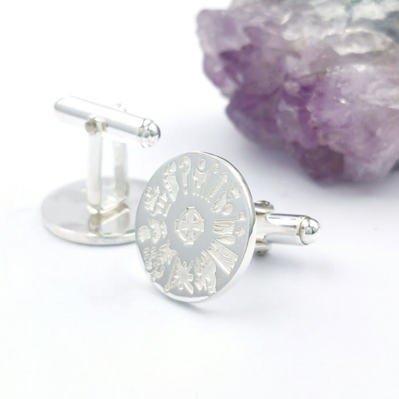 Sterling Silver History Of Ireland Cufflinks, From… My Irish Jeweler