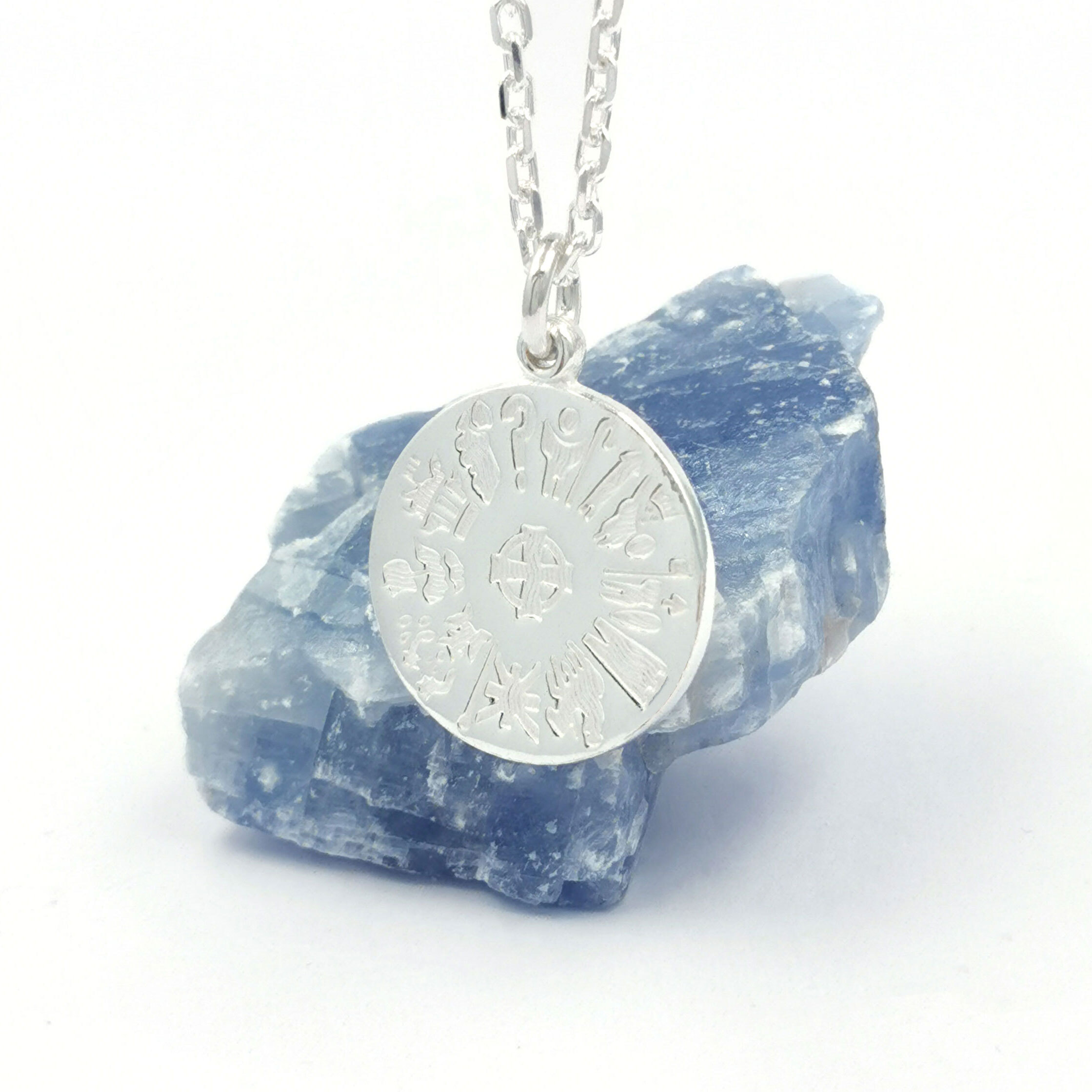 Silver History Necklace