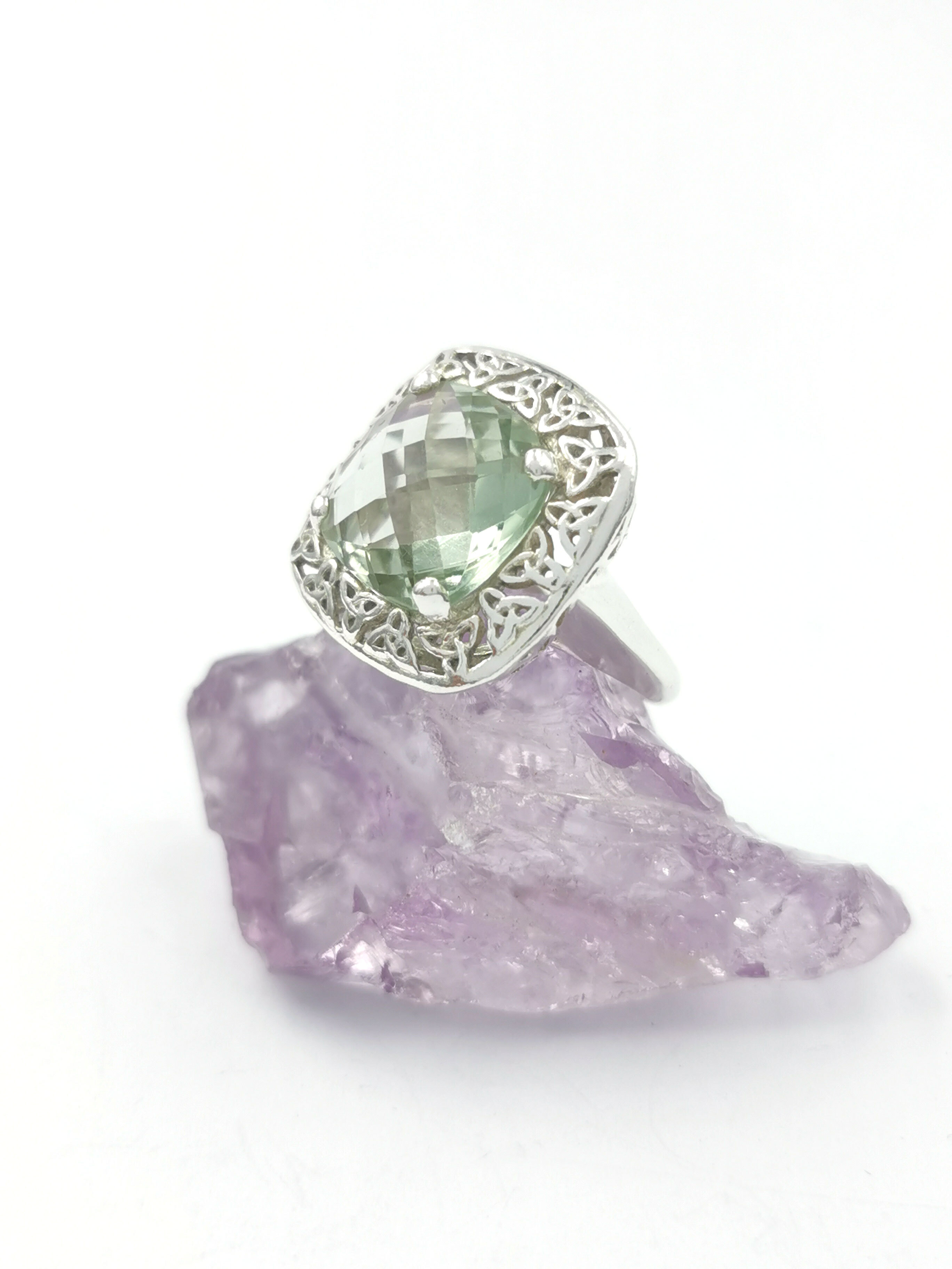 Irish Sterling Silver Trinity Knot Ring For Women