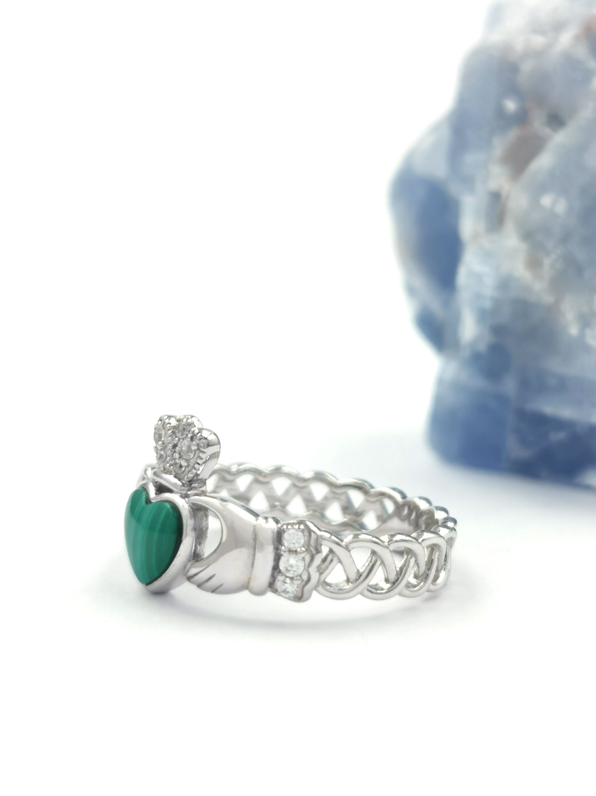 Irish Sterling Silver Claddagh Ring For Women