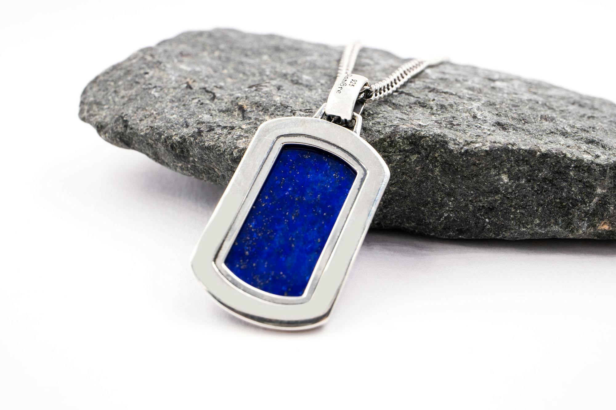 Lapis Celtic Knot Dog Tag, From Ireland | My Irish Jeweler