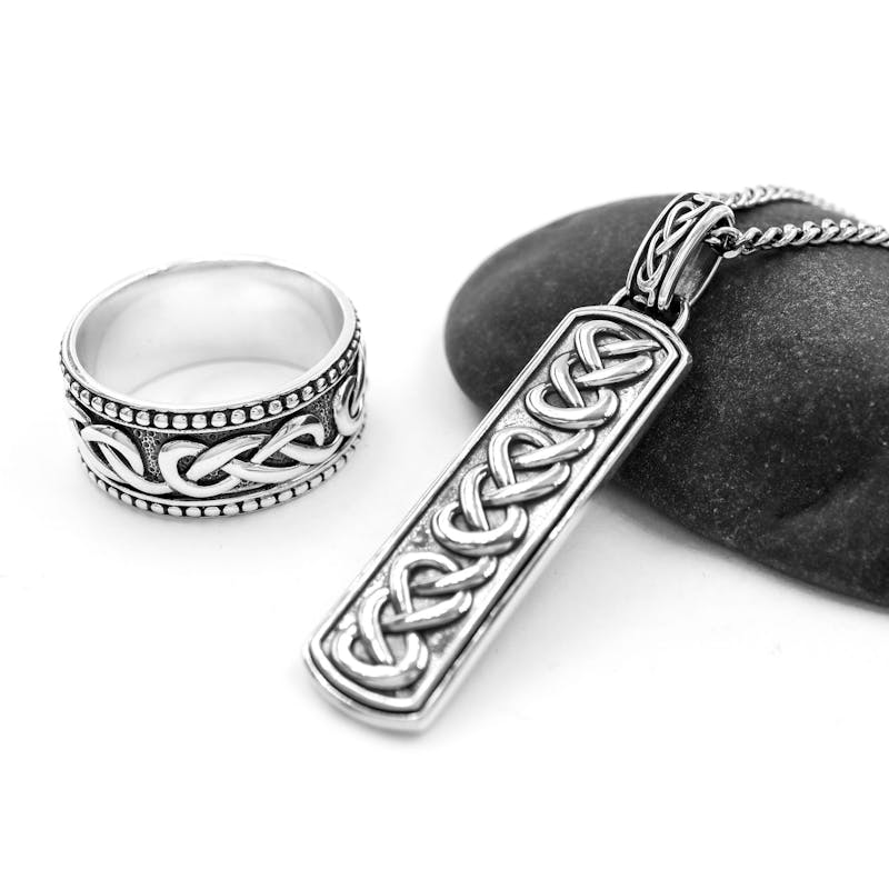 Celtic Necklace and Ring Set, From Ireland | My Irish Jeweler