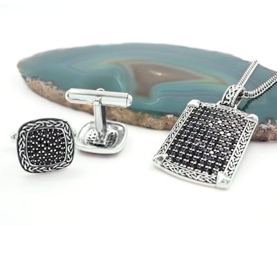 Necklace and Cufflinks Set