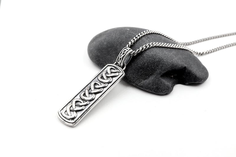 Genuine Sterling Silver Celtic Knot Gift Set For Men