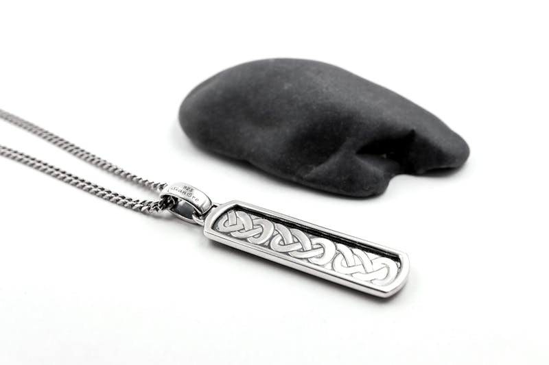 Gorgeous Sterling Silver Celtic Knot Gift Set For Men