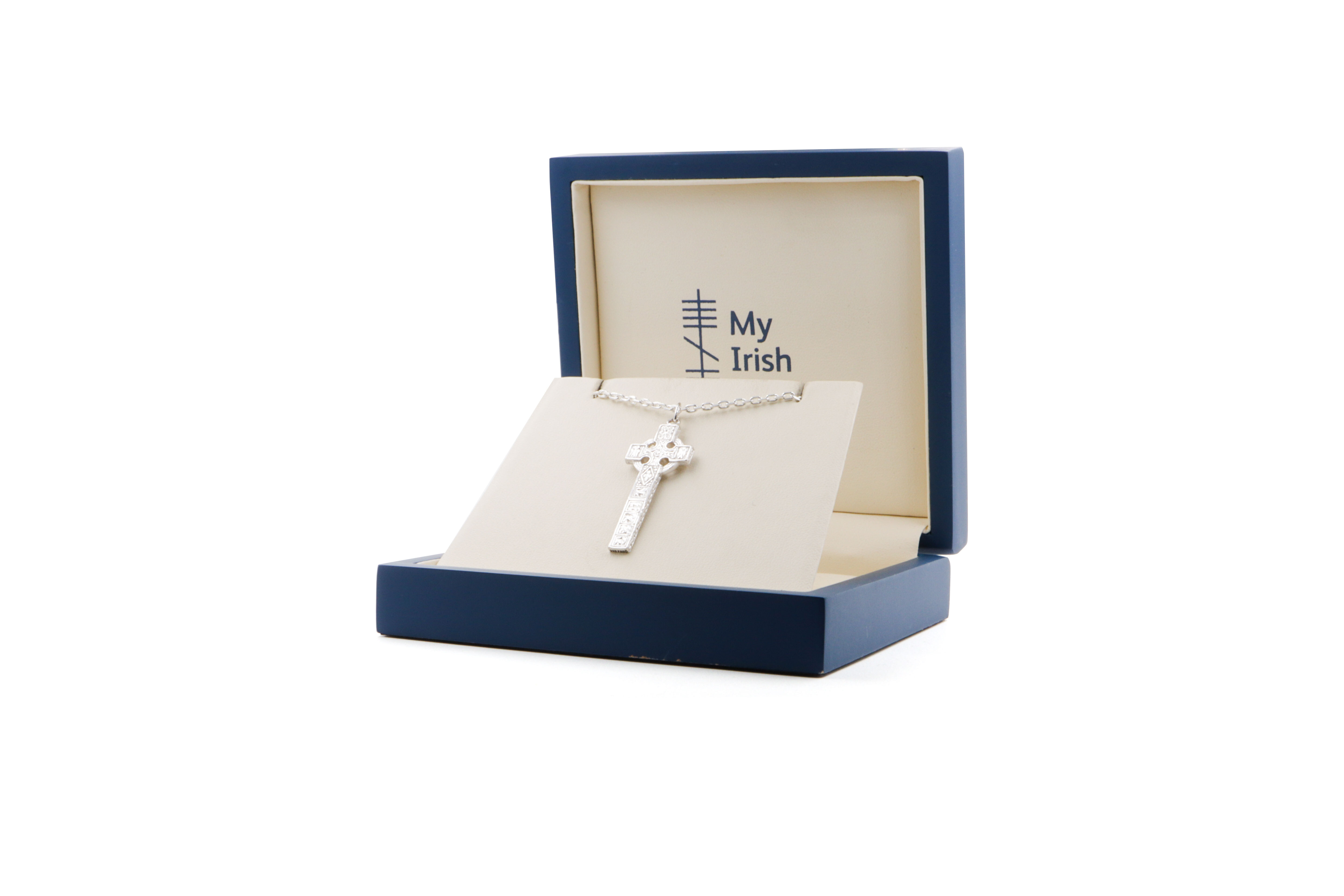 Celtic Cross Necklace in Real Sterling Silver