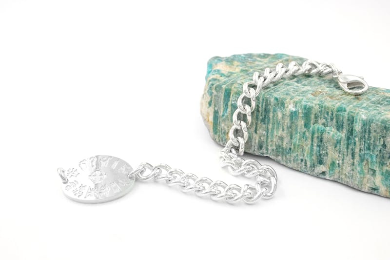 Genuine Sterling Silver History Of Ireland Bracelet For Women