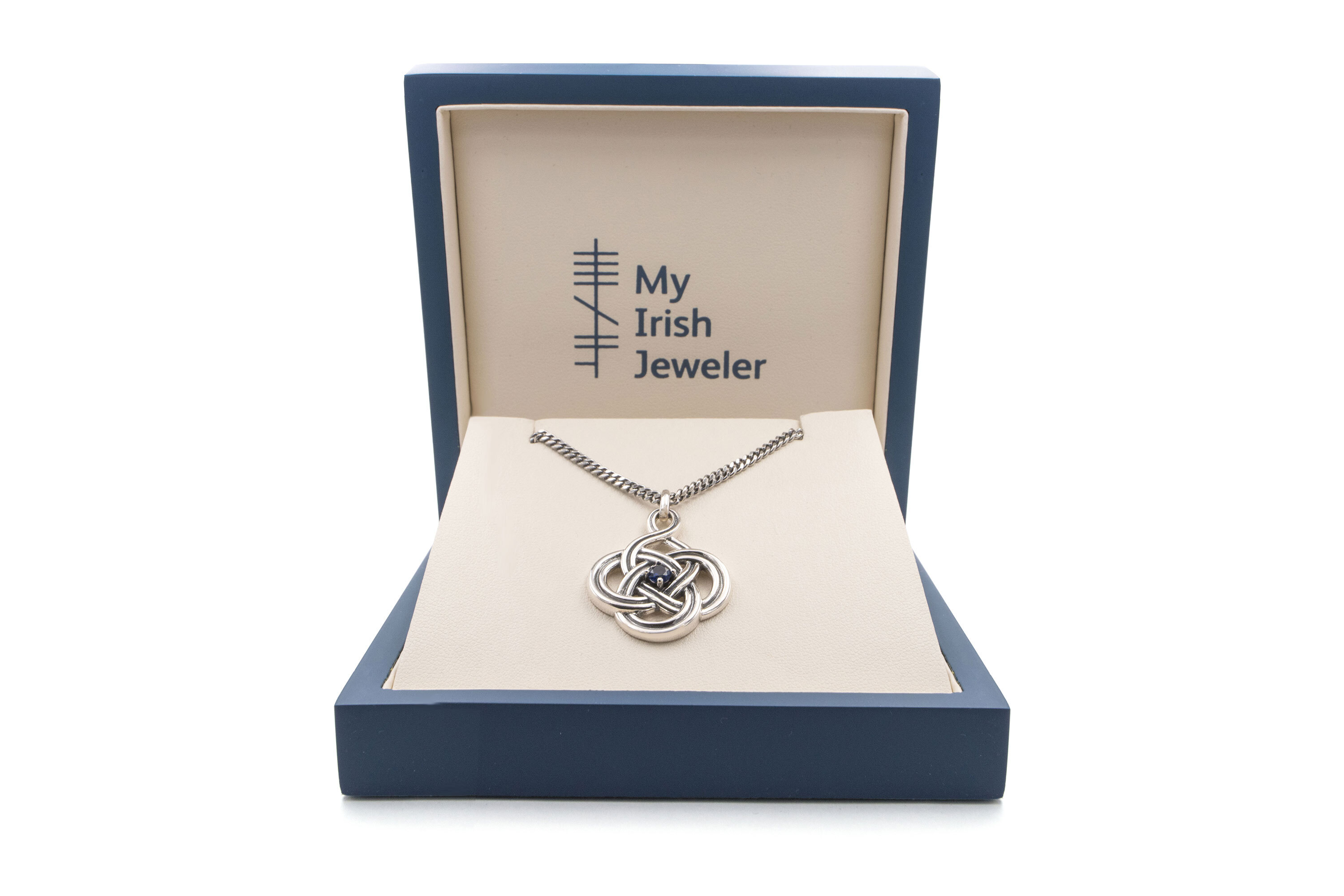 Womens Oxidized Celtic Knot Gift Set in Real Sterling Silver