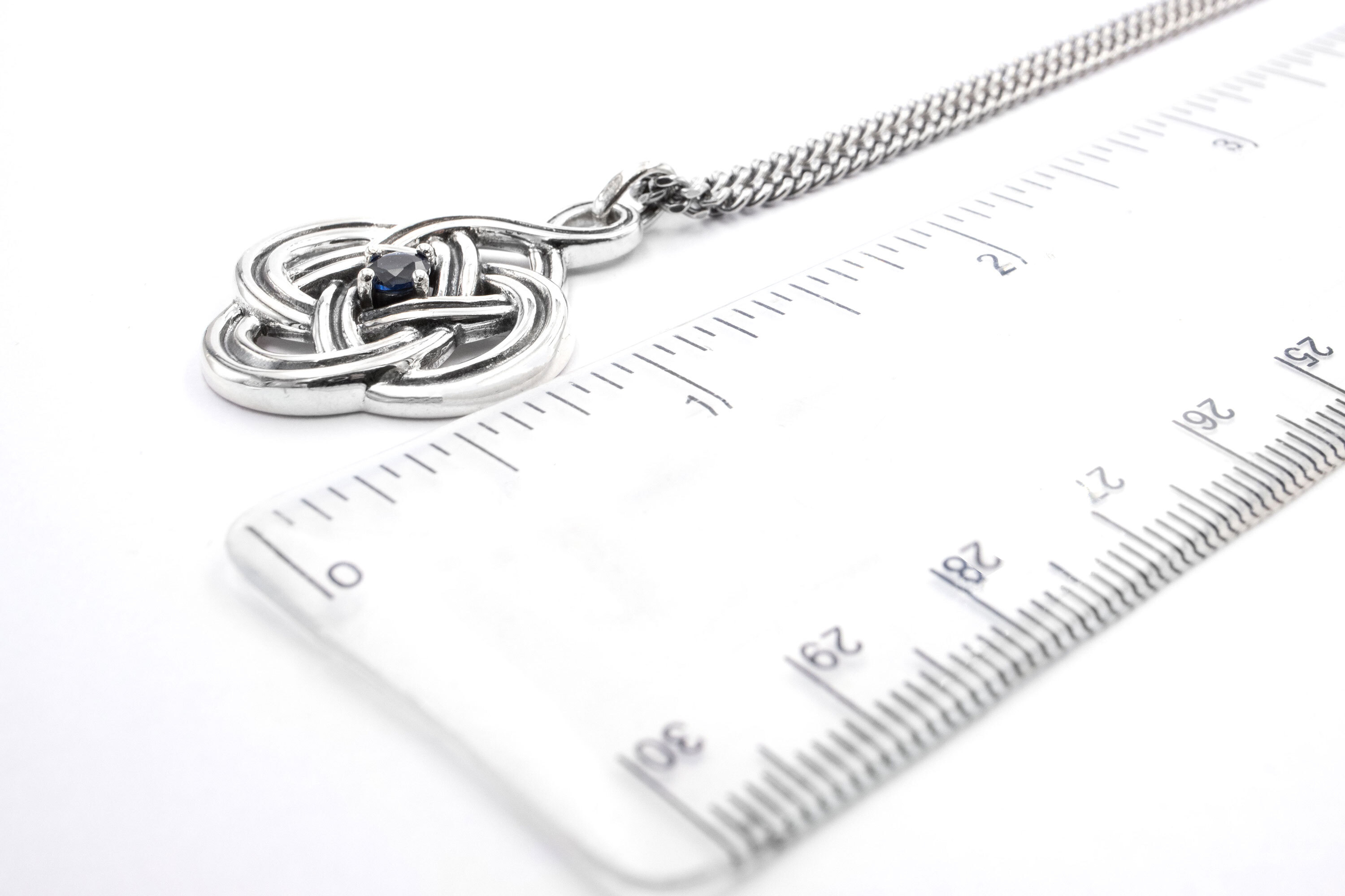 Womens Celtic Knot Gift Set in Sterling Silver With a Oxidized Finish