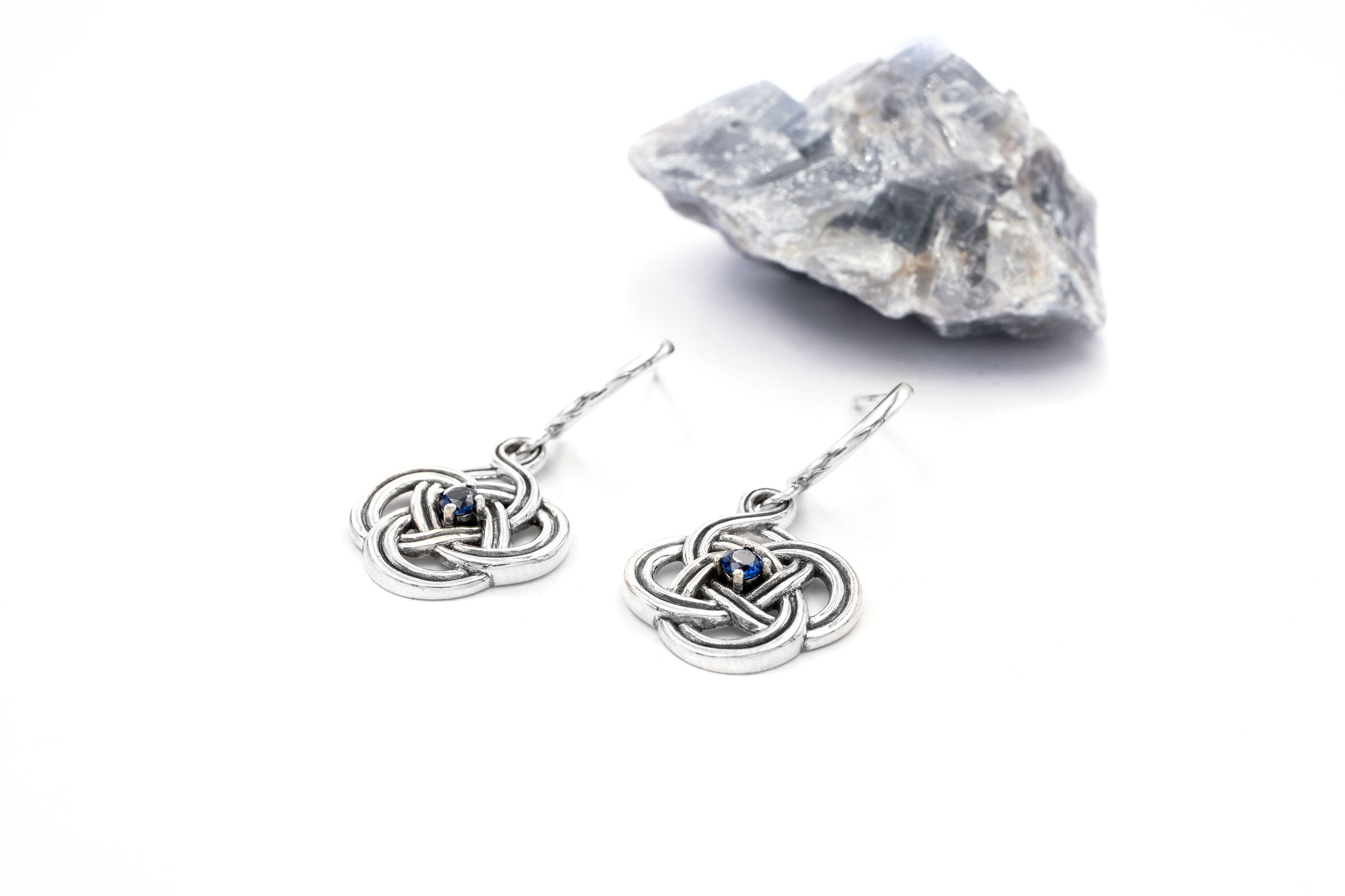 Womens Oxidized Celtic Knot Gift Set in Real Sterling Silver