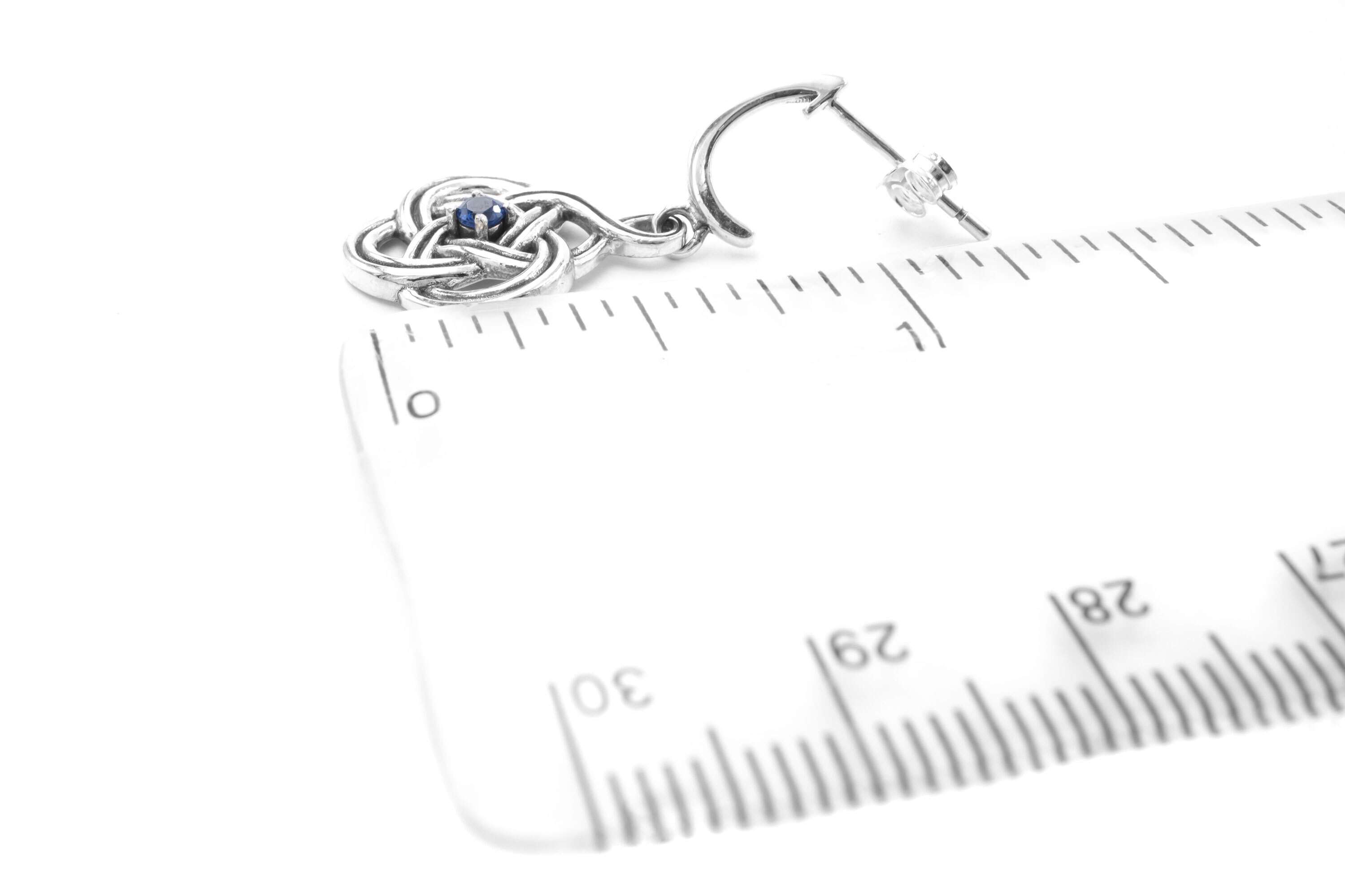 Attractive Sterling Silver Celtic Knot Gift Set With a Oxidized Finish For Women