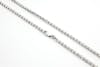 20" Antique Style Luxury Rolo Chain In Sterling Silver