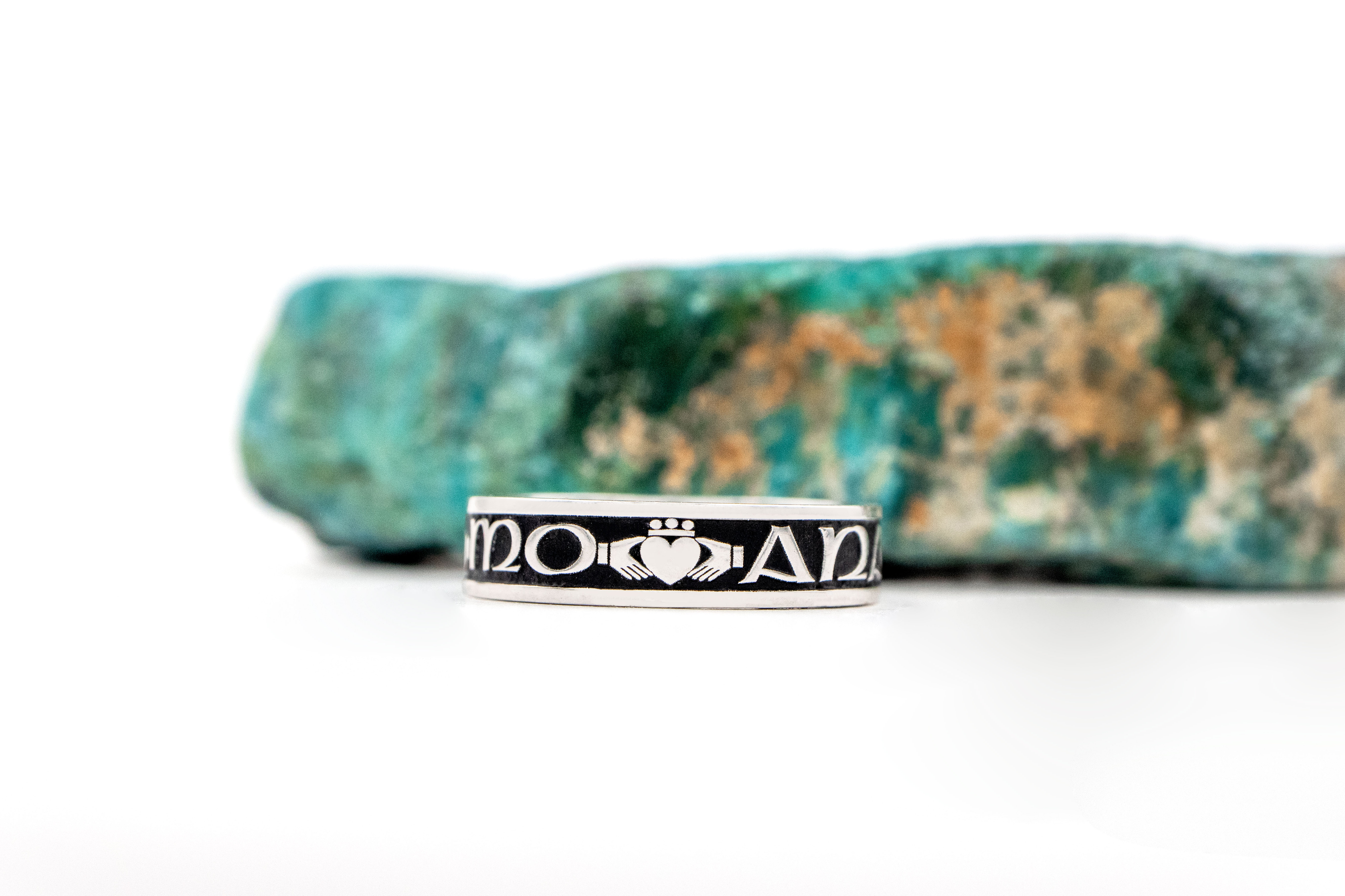 Gorgeous Sterling Silver Mo Anam Cara Gift Set With a Oxidized Finish