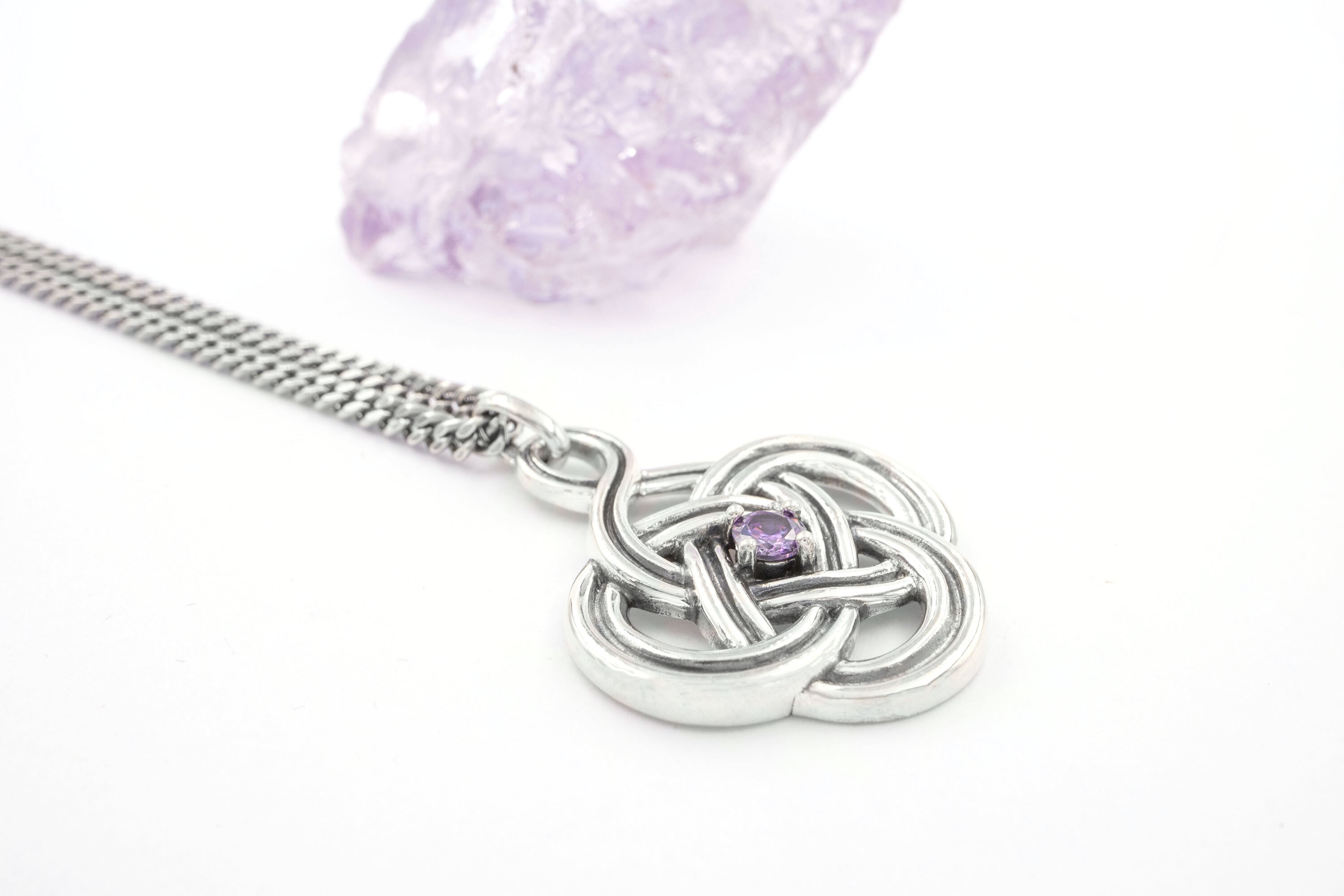 Real Sterling Silver Celtic Knot Gift Set For Women With a Oxidized Finish
